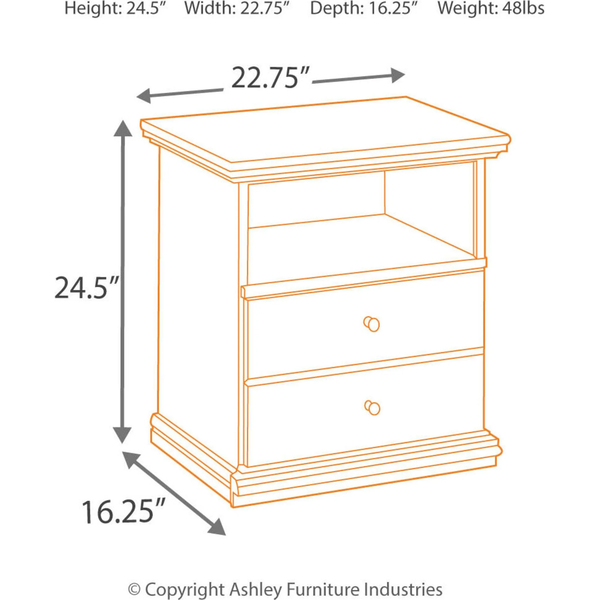 Maribel Nightstand - Image 17