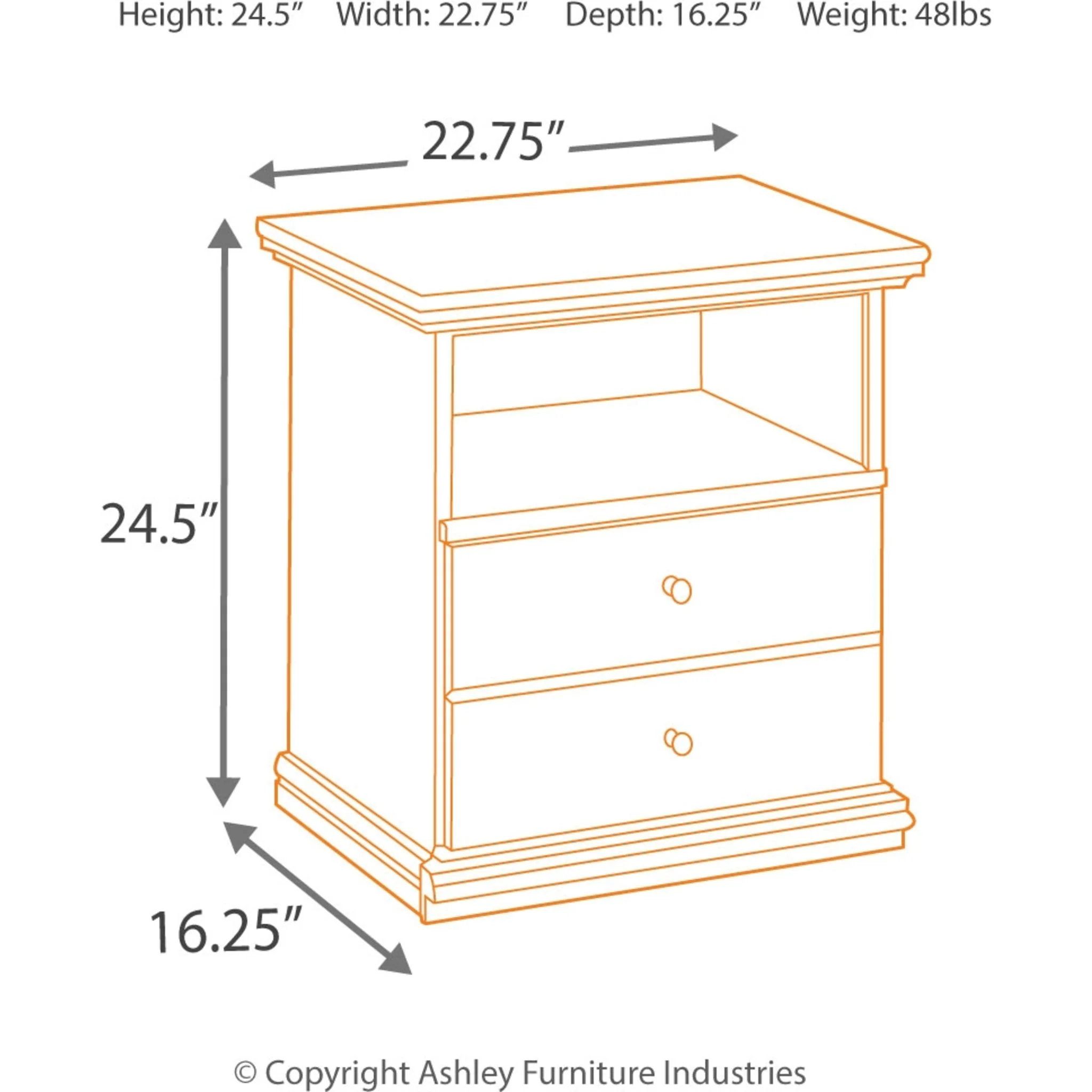 Maribel Nightstand - Image 4