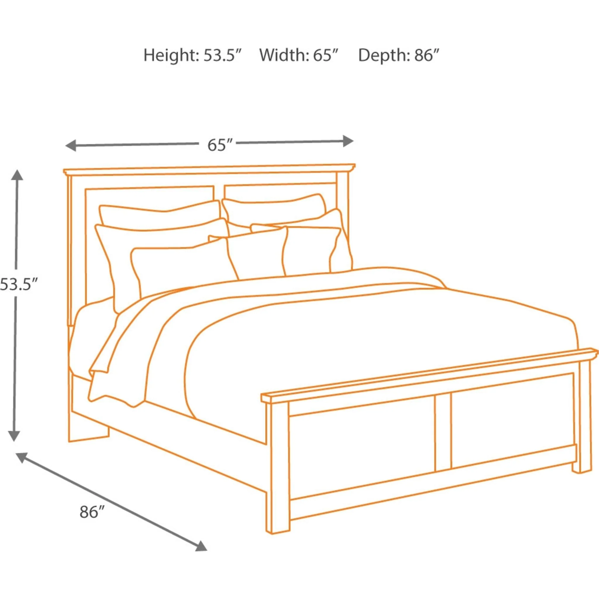 Maribel Queen Panel Headboard - Image 4