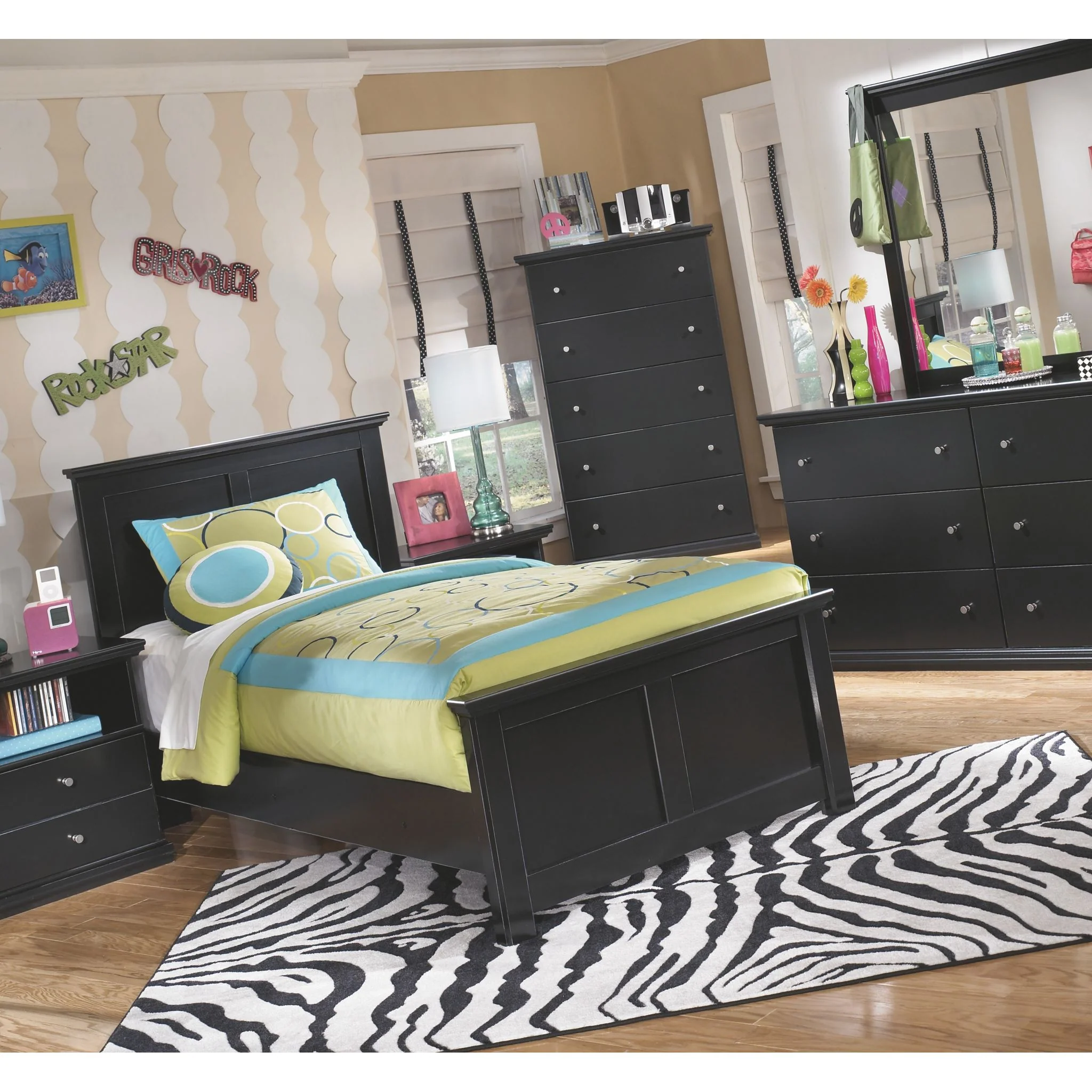 Maribel Twin Panel Bed - Image 3