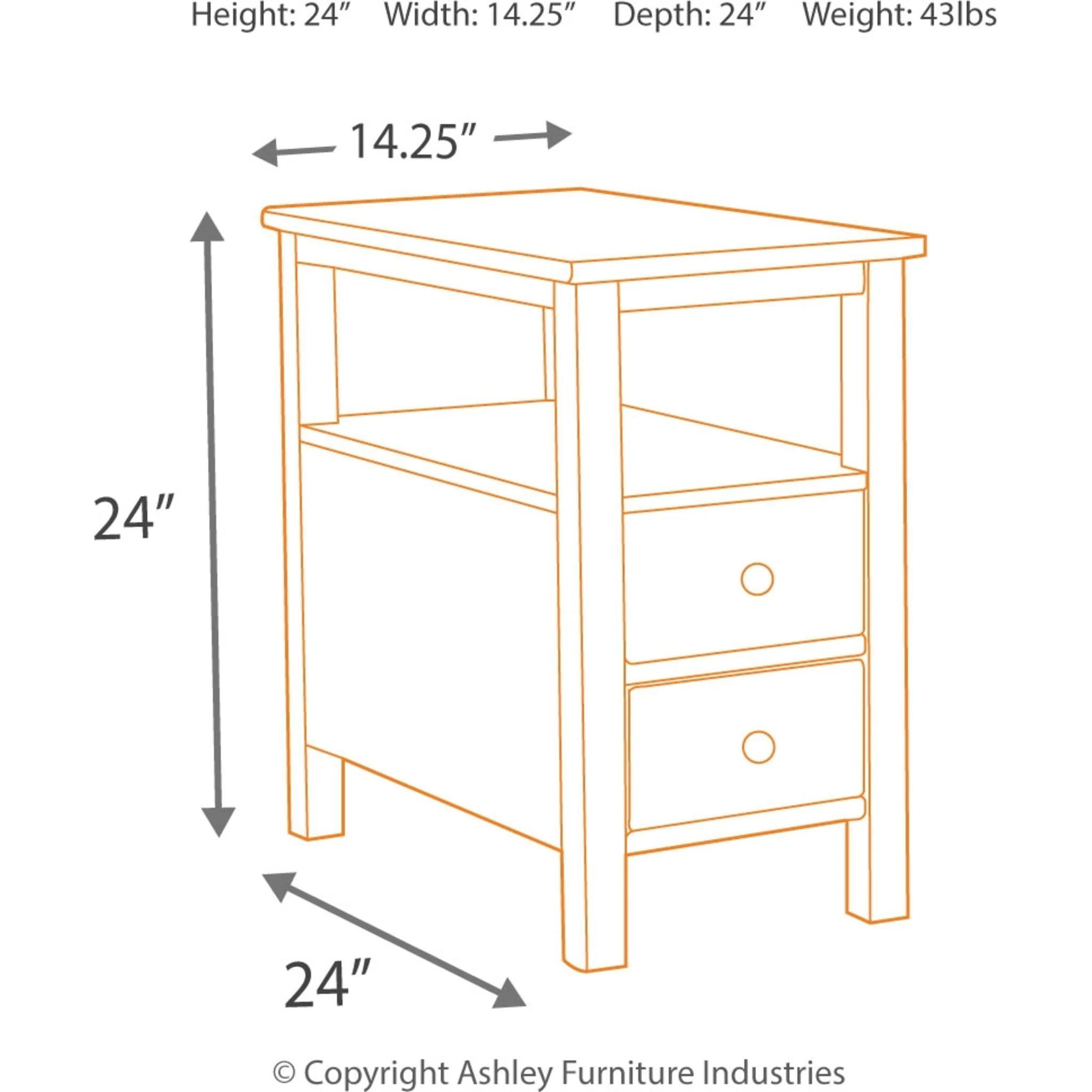 Marion Chairside Cabinet - Image 14