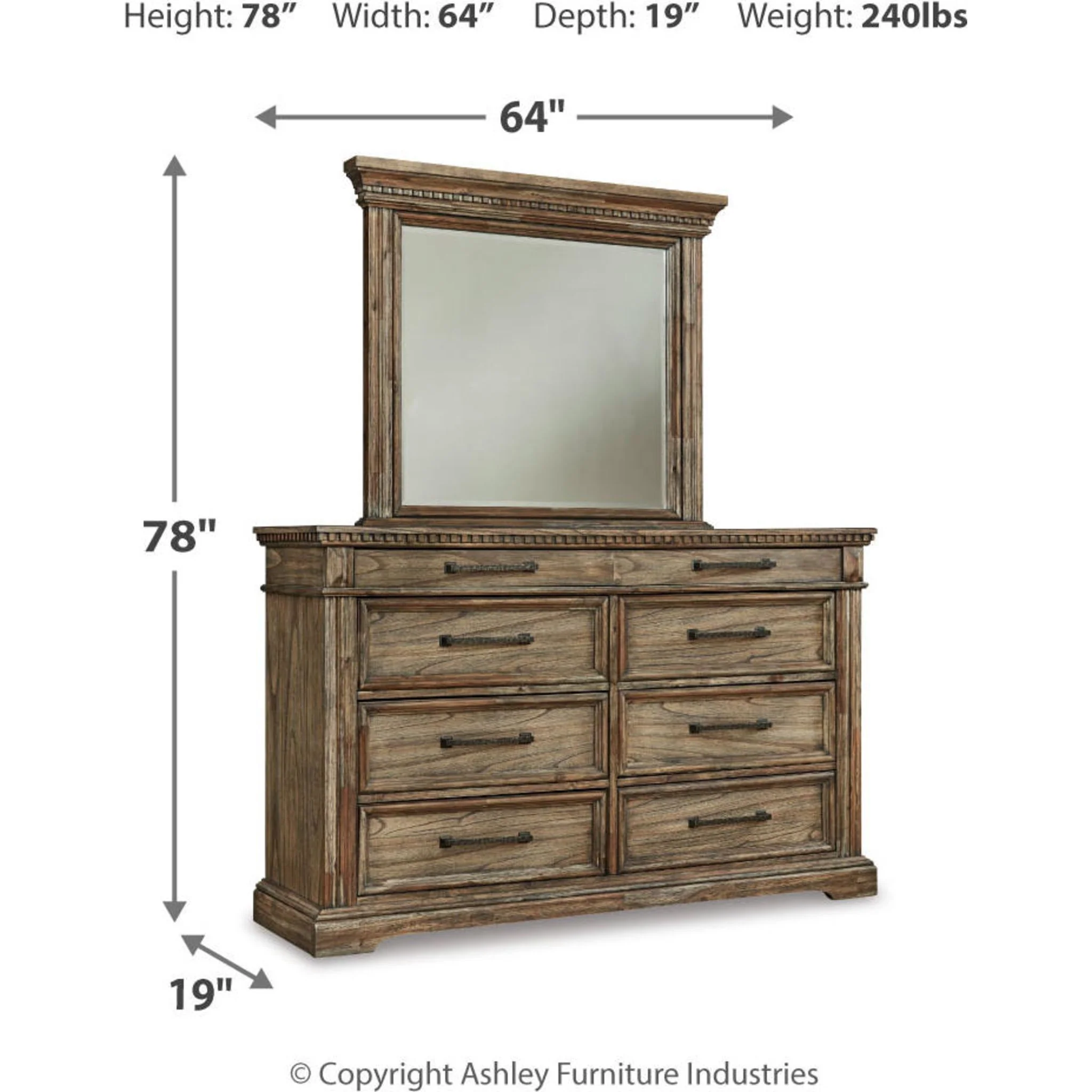 Markenburg 5 Piece King Panel Bedroom - Image 12