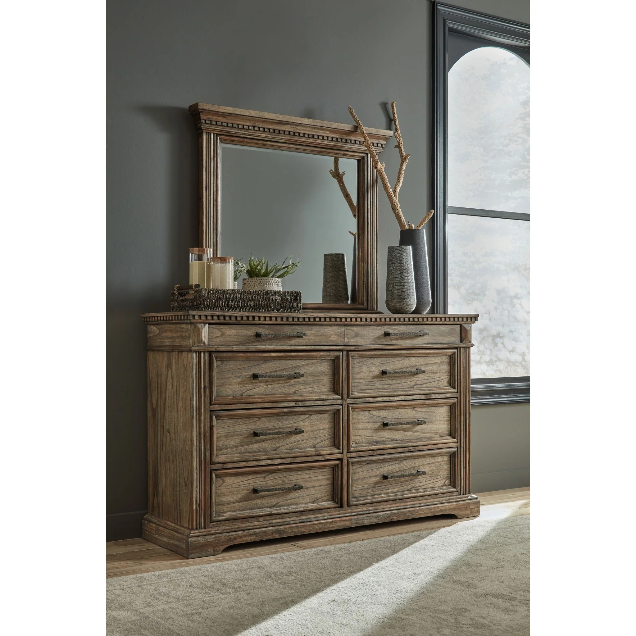 Markenburg Dresser and Mirror - Image 2