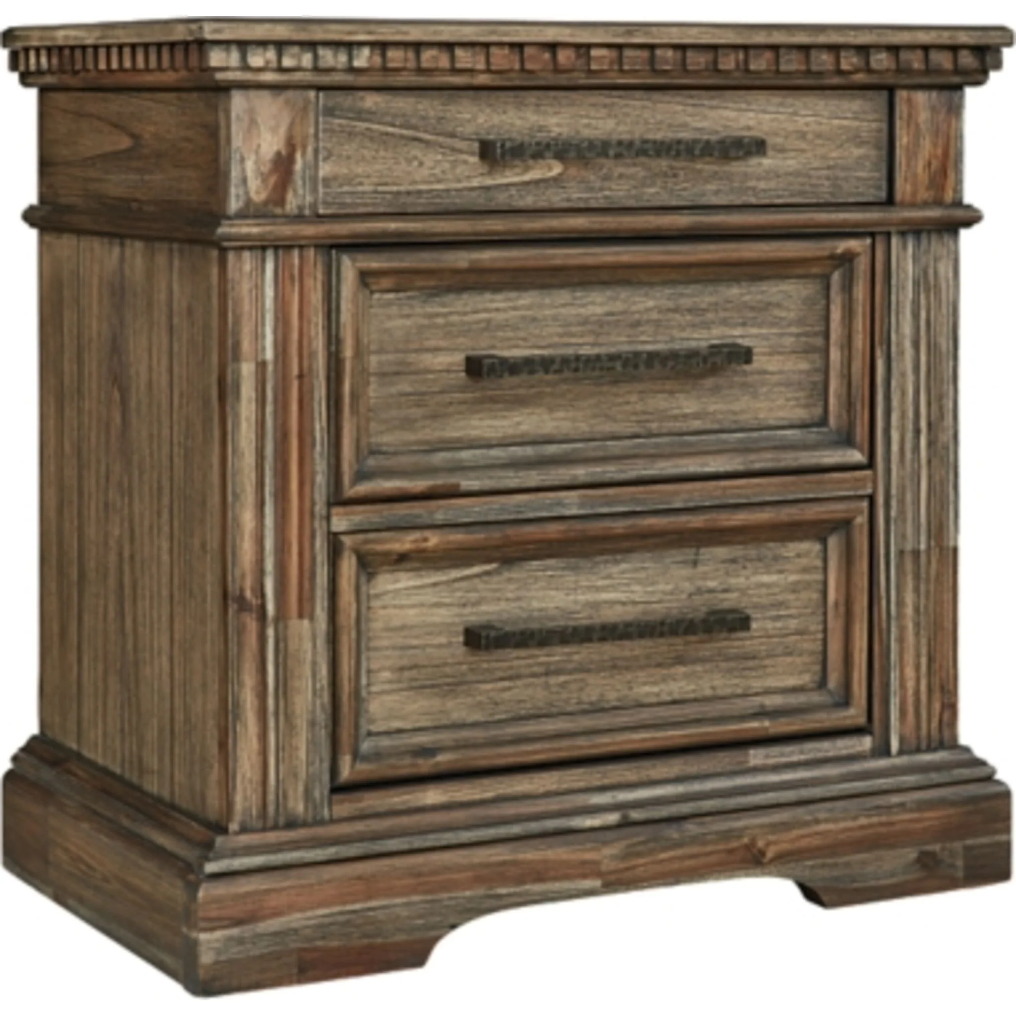 Markenburg Three Drawer Nightstand - Image 11