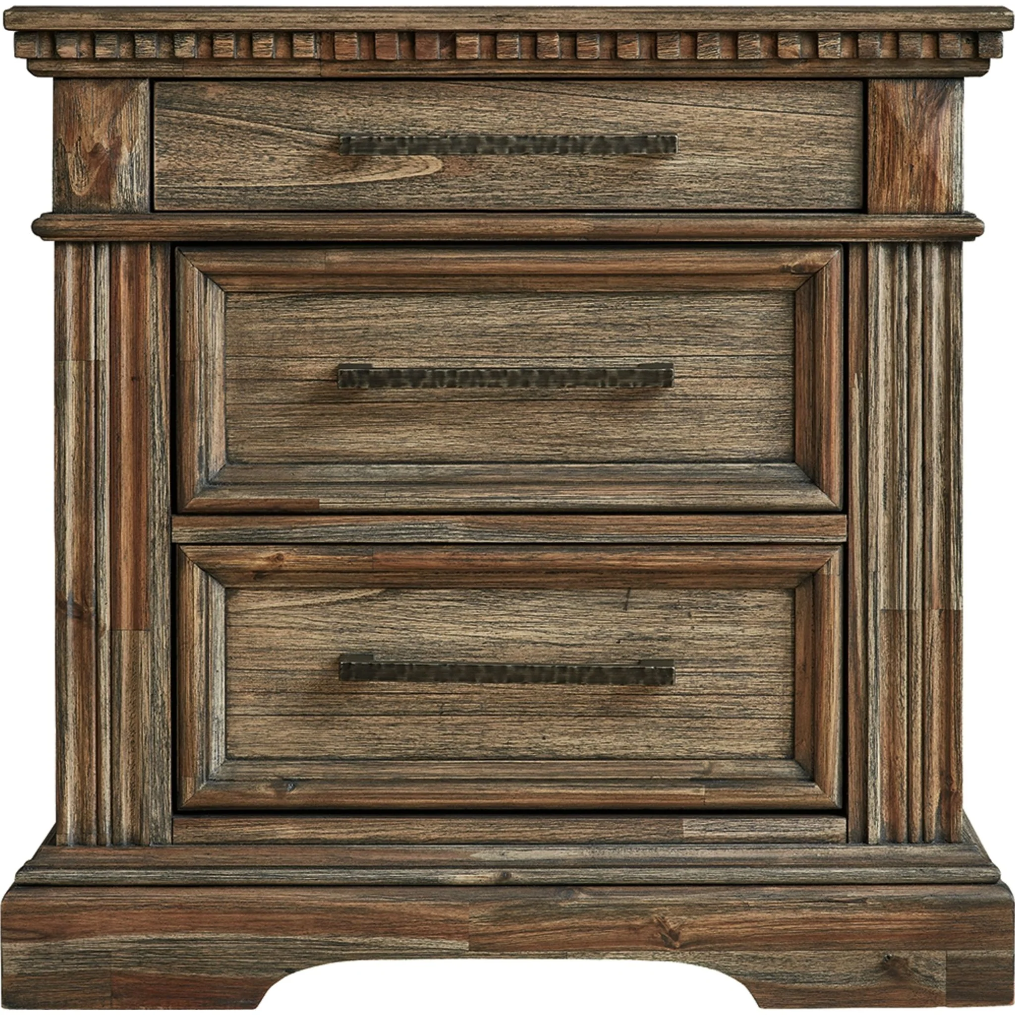 Markenburg Three Drawer Nightstand - Image 4