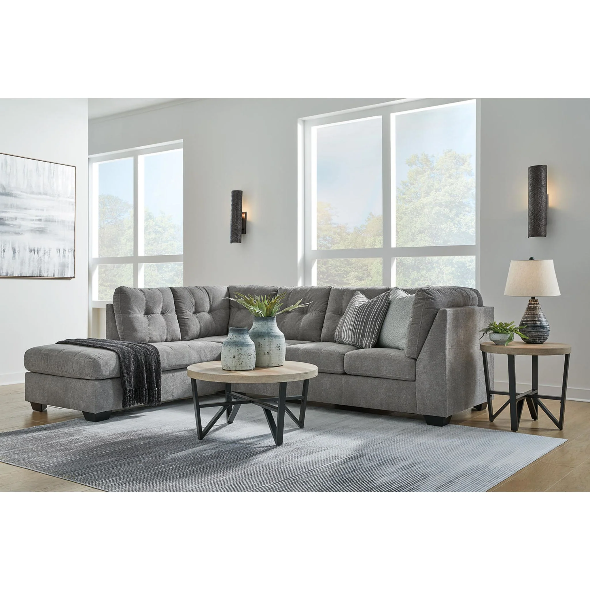 Marleton 2 Piece Sectional with Chaise - Image 18