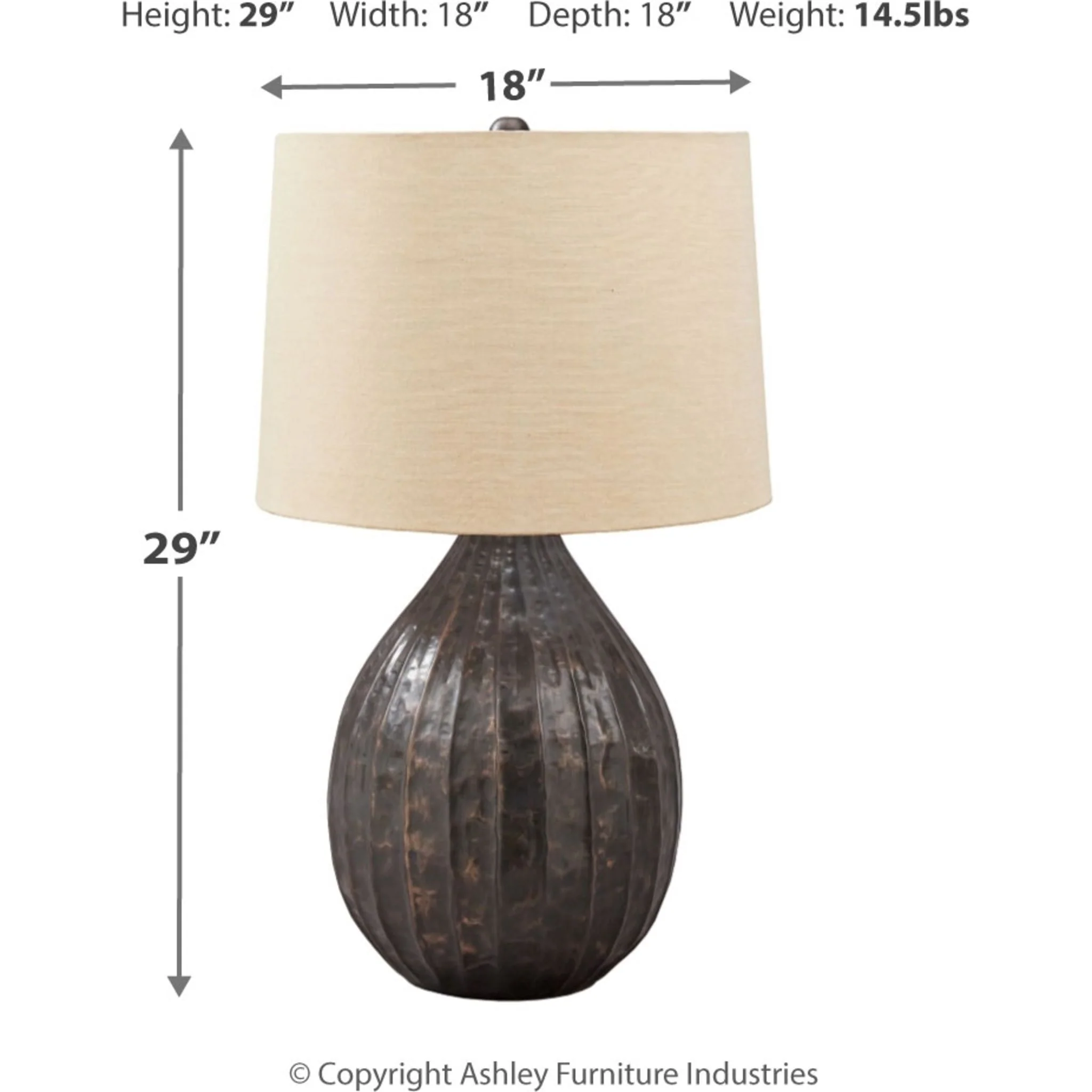 Marloes Table Lamp (Single) - Image 4