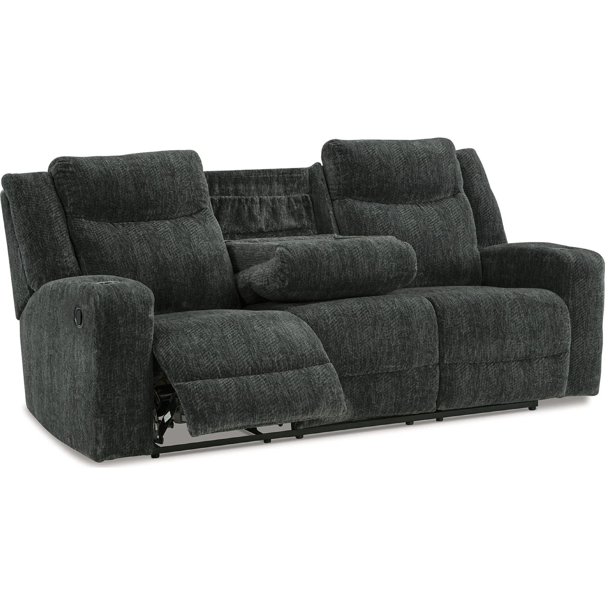 Martinglenn Reclining Sofa with Drop Down Table - Image 5