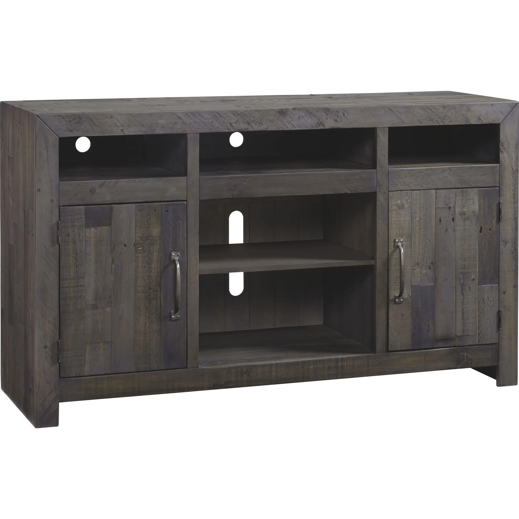 Mayflyn TV Stand with Glass Stone Fireplace - Image 6