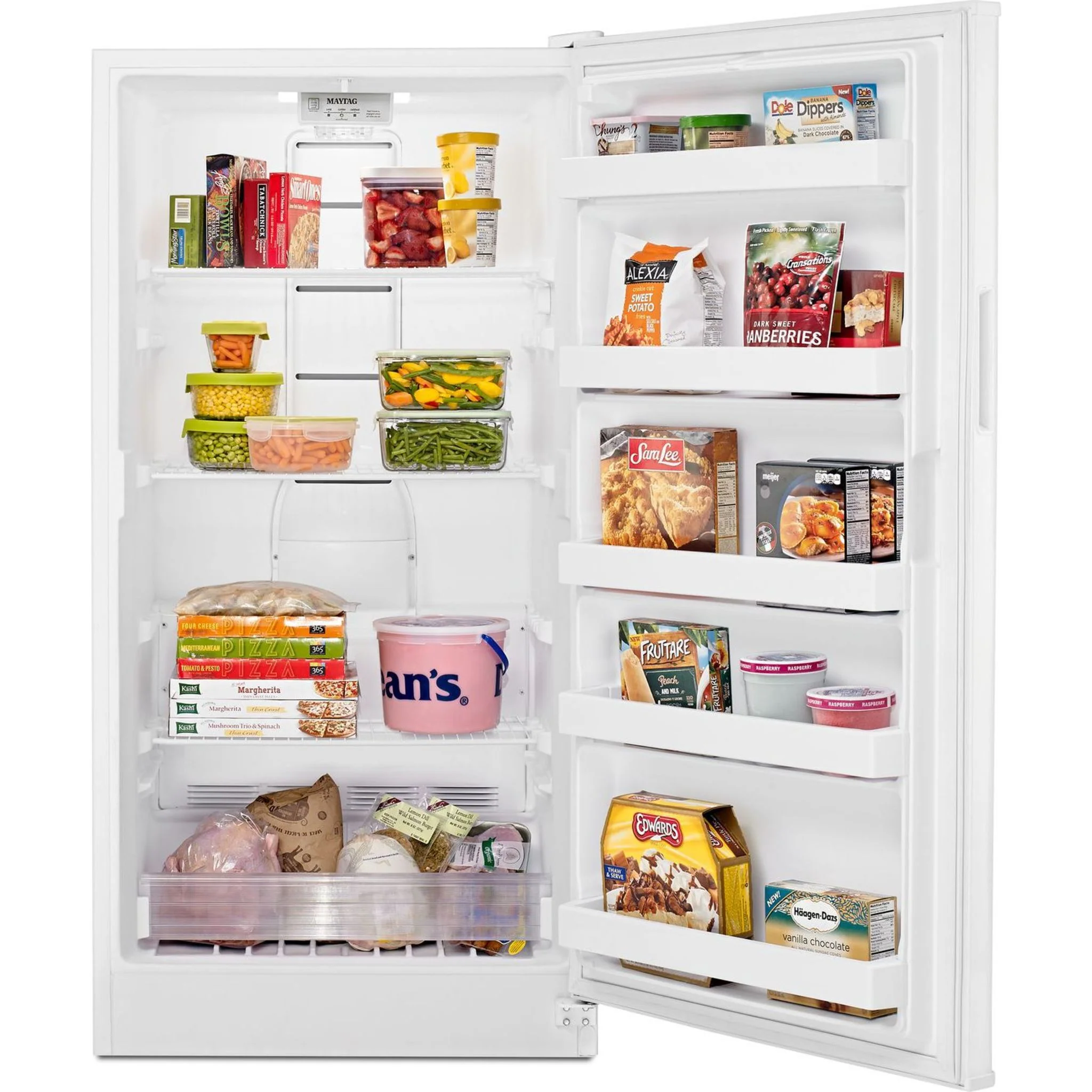 Maytag 16 cu. ft. Frost Free Upright Freezer with FastFreeze Option -White (MZF34X16DW) - Image 4