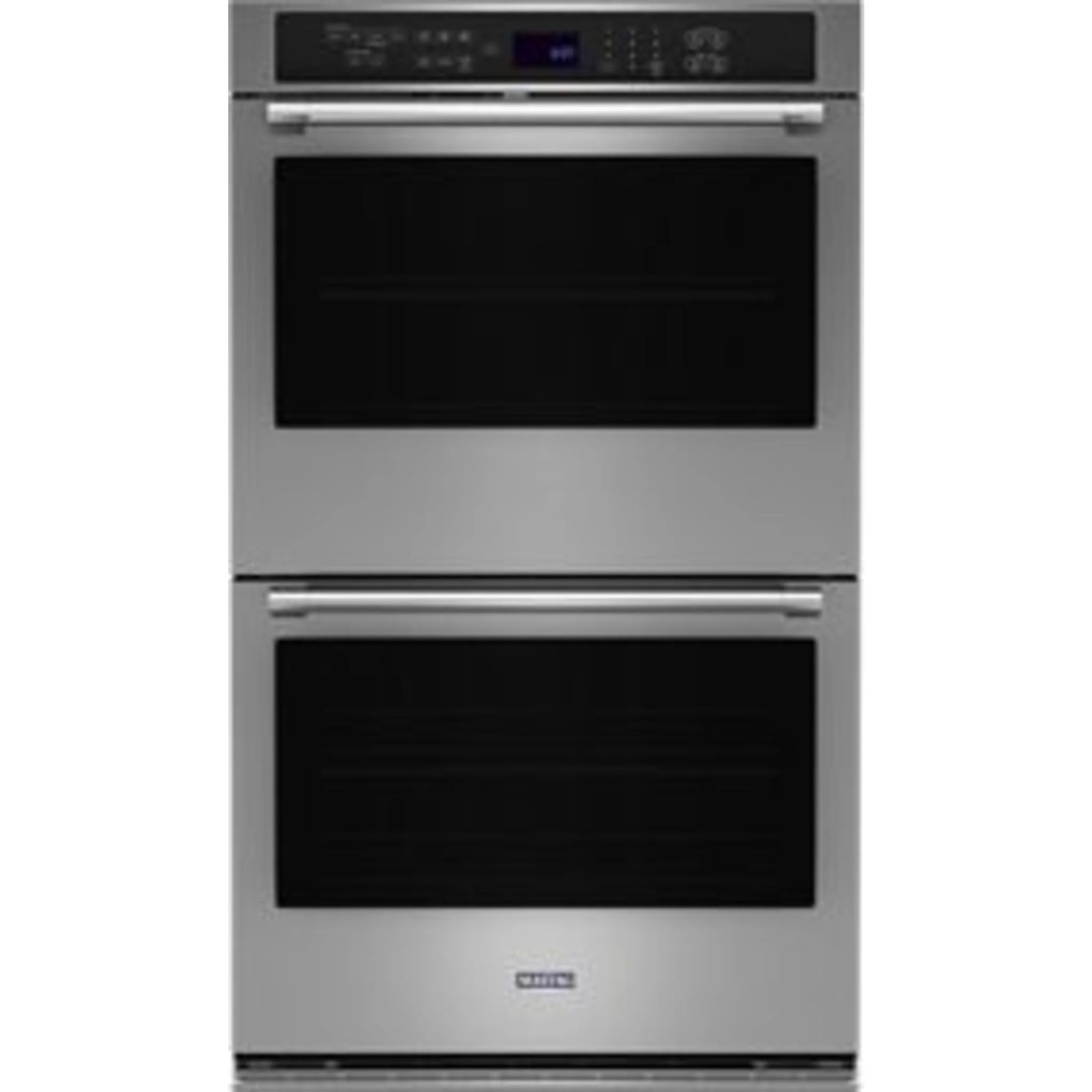 Maytag 27-inch Double Wall Oven with Air Fry and Basket - 8.6 cu. ft. -Fingerprint Resistant Stainless Steel (MOED6027LZ) - Image 2