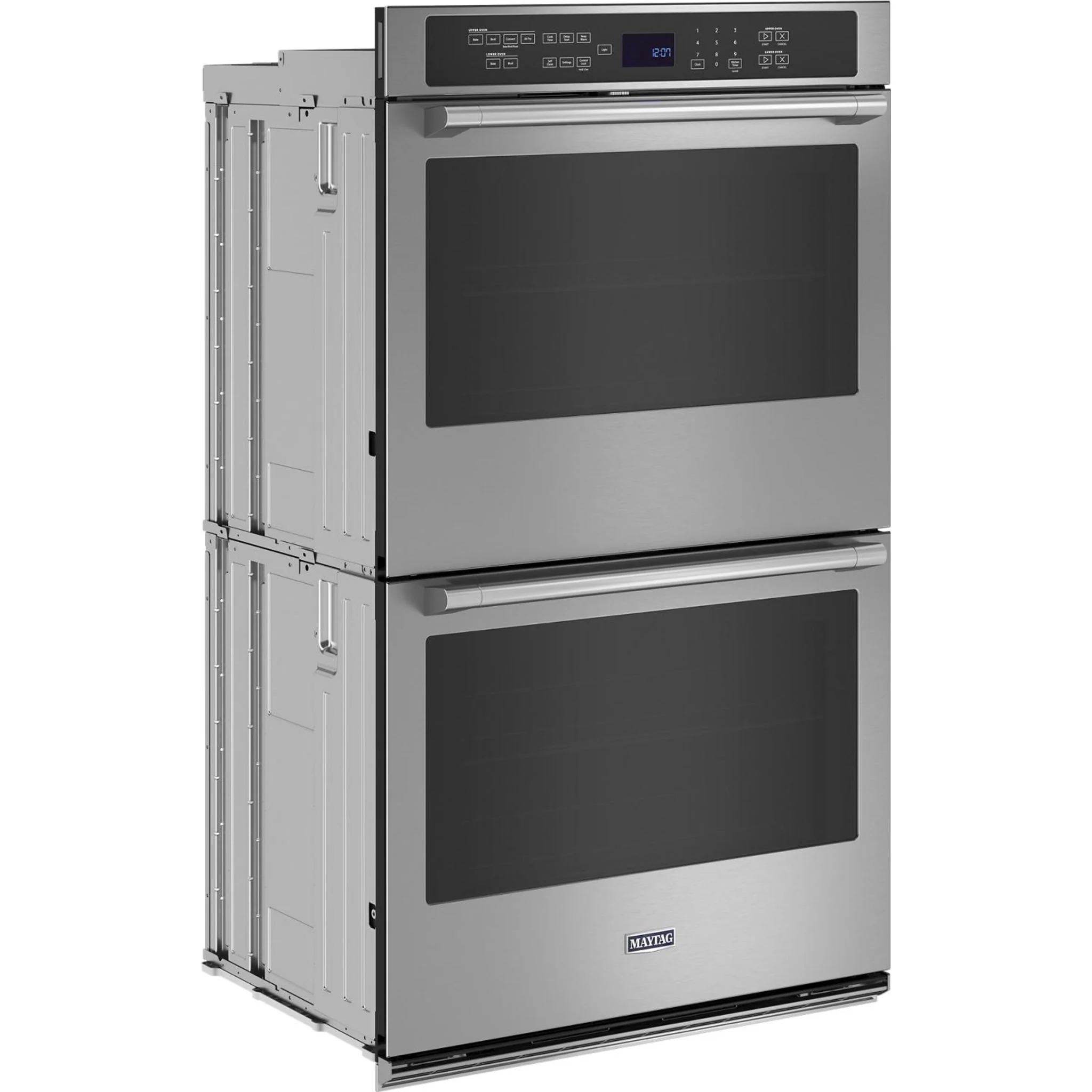 Maytag 27-inch Double Wall Oven with Air Fry and Basket - 8.6 cu. ft. -Fingerprint Resistant Stainless Steel (MOED6027LZ) - Image 9