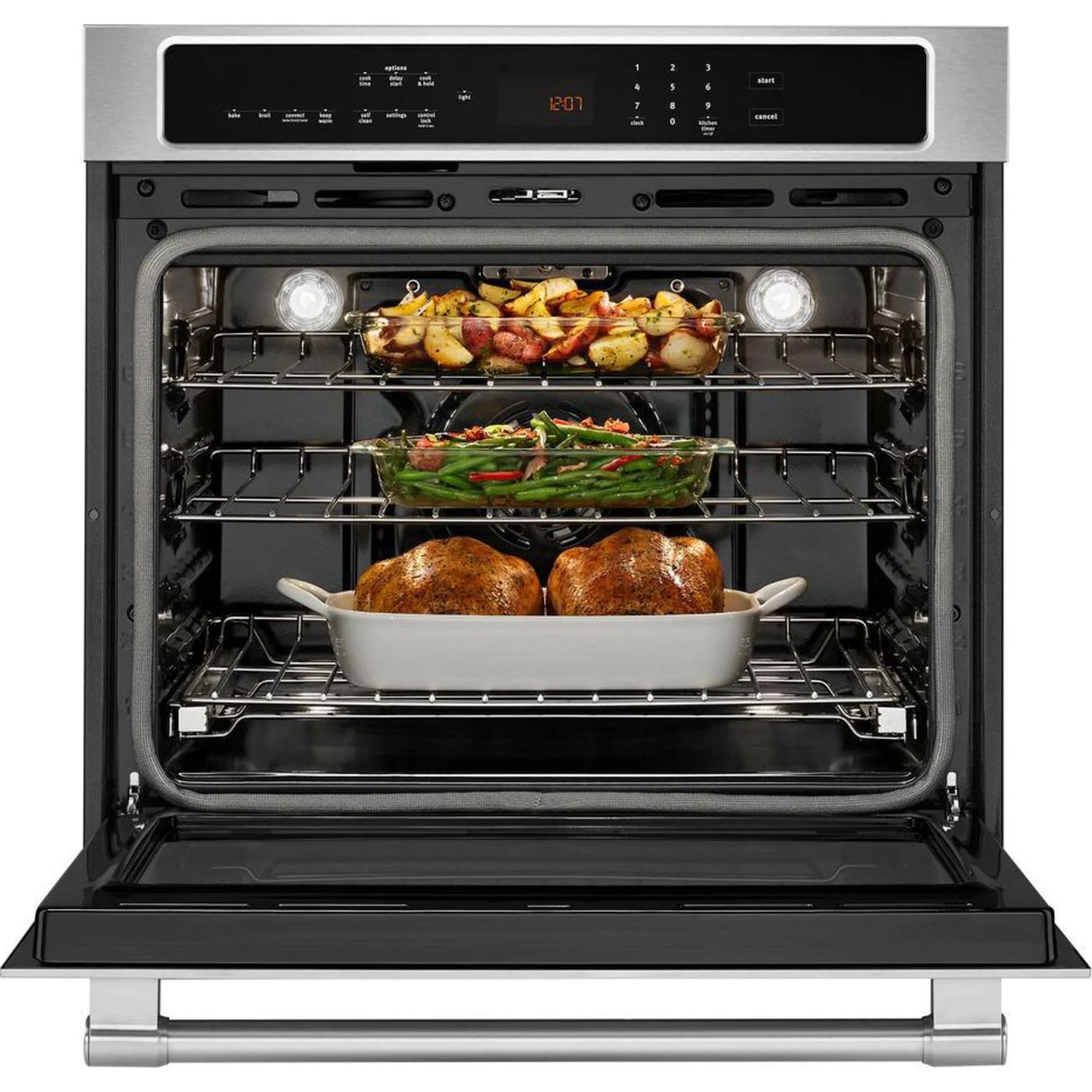 Maytag 27" WIDE SINGLE WALL OVEN WITH TRUE CONVECTION - 4.3 cu. ft. (MEW9527FZ) - Image 3