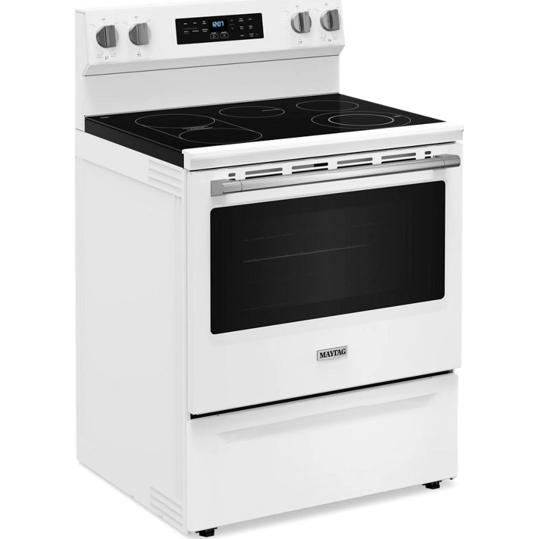 Maytag 30-Inch Convection Electric Range With No Preheat Air Fry and Air Baking - 5.3 Cu. Ft. -White (YMFES6030RW) - Image 20