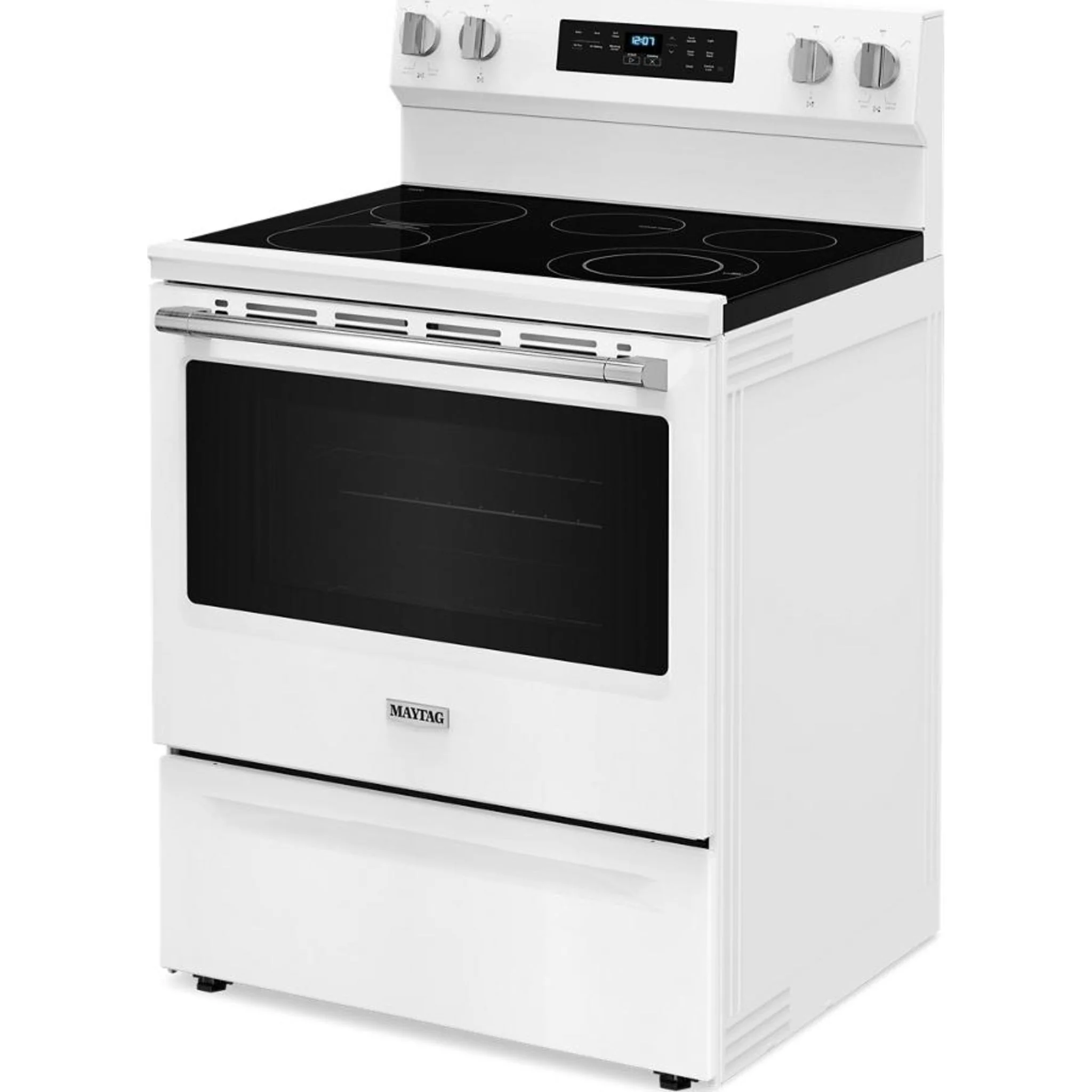 Maytag 30-Inch Convection Electric Range With No Preheat Air Fry and Air Baking - 5.3 Cu. Ft. -White (YMFES6030RW) - Image 21