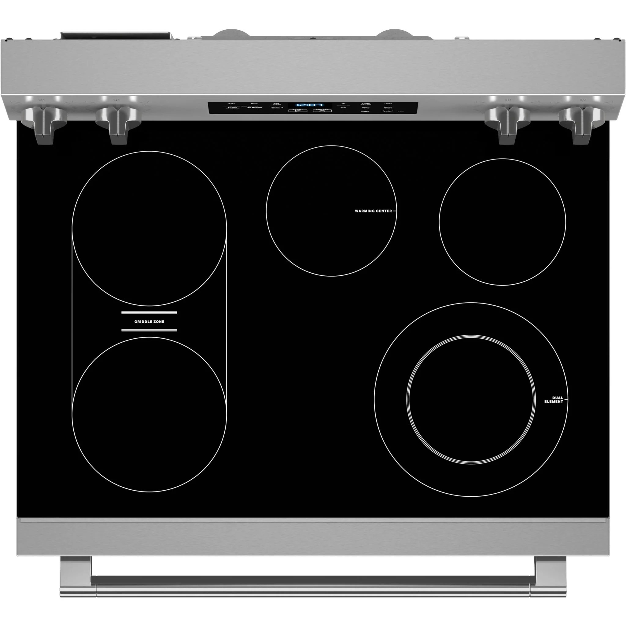 Maytag 30-Inch Convection Electric Range With No Preheat Air Fry and Air Baking - 5.3 Cu. Ft. -Fingerprint Resistant Stainless Steel (YMFES6030RZ) - Image 5