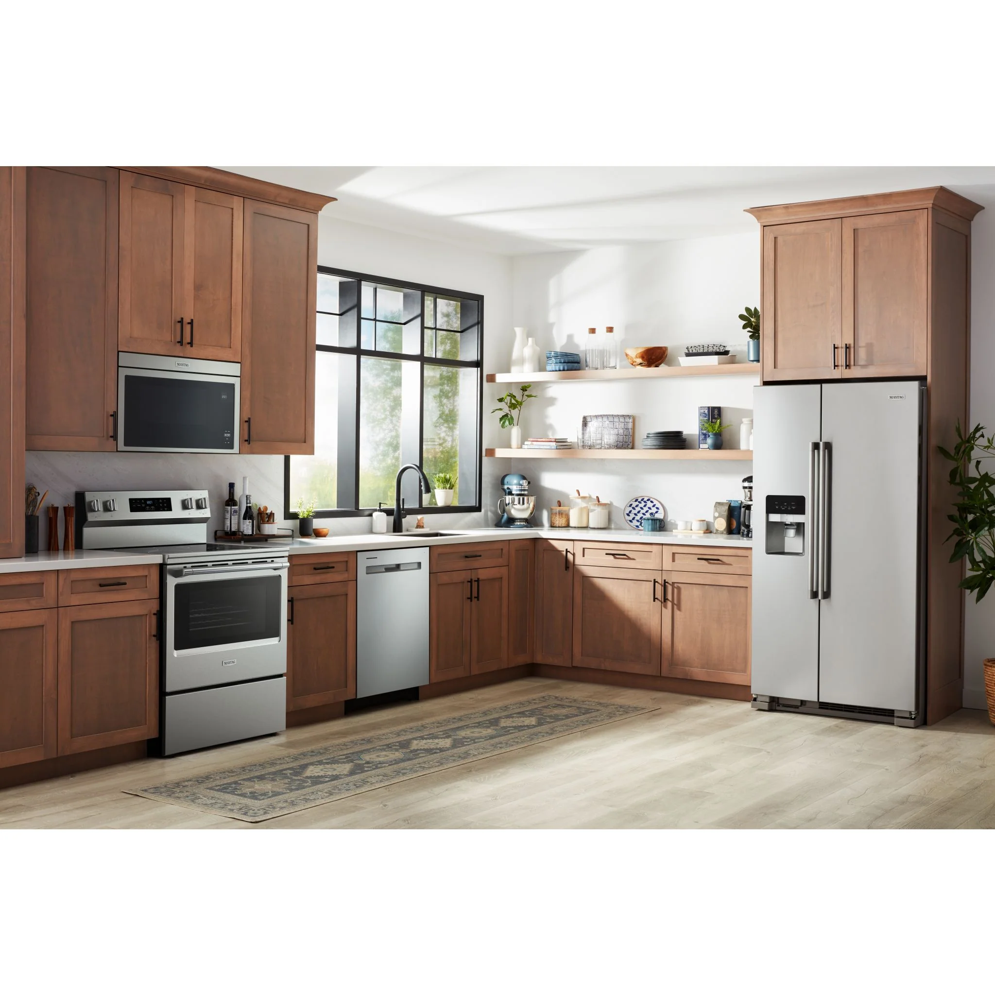 Maytag 30-Inch Convection Electric Range With No Preheat Air Fry and Air Baking - 5.3 Cu. Ft. -Fingerprint Resistant Stainless Steel (YMFES6030RZ) - Image 8