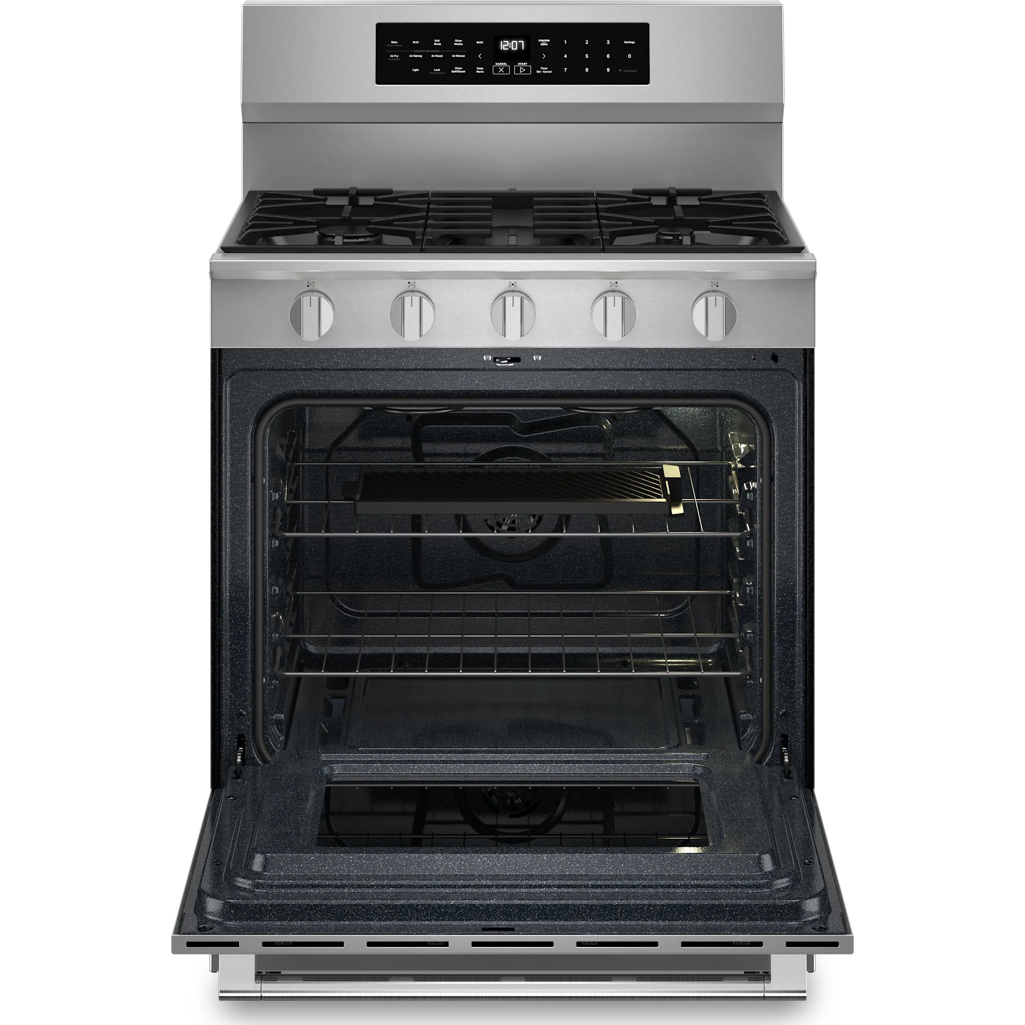 Maytag 30-Inch Convection Gas Range With No Preheat Air Fry and Air Baking - 5.0 Cu. Ft. -Fingerprint Resistant Stainless Steel (MFGS6030RZ) - Image 12