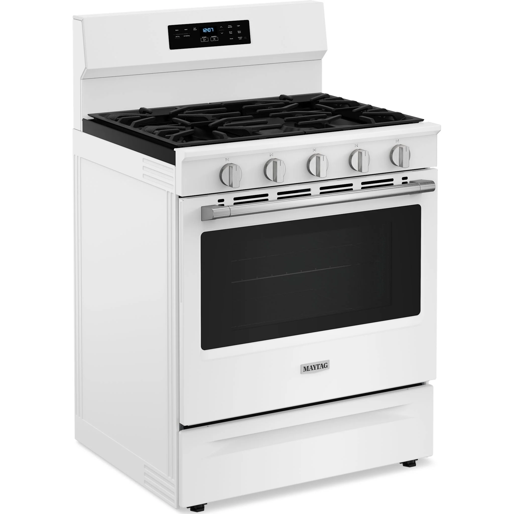 Maytag 30-Inch Convection Gas Range With No Preheat Air Fry and Air Baking - 5.0 Cu. Ft. -White (MFGS6030RW) - Image 2