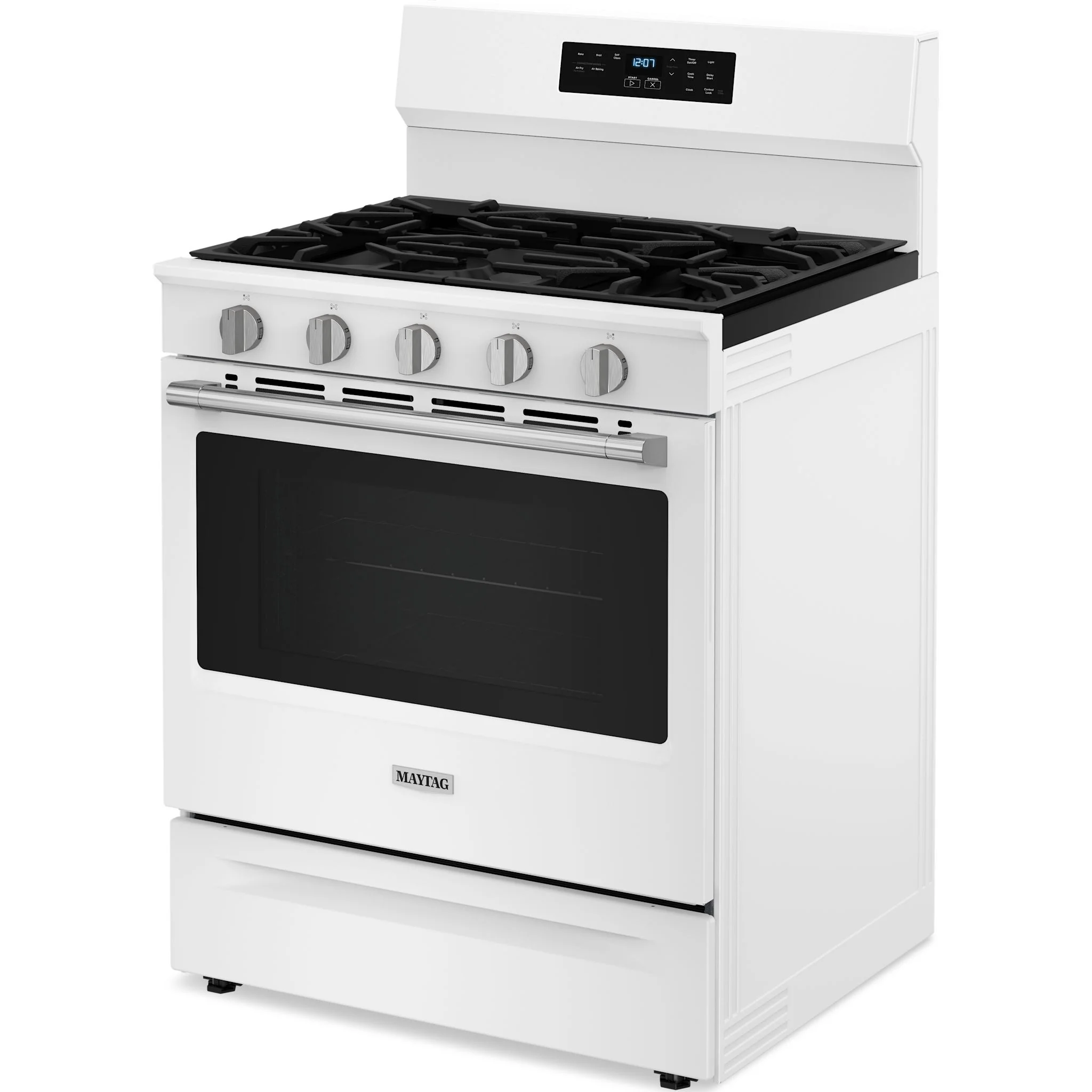 Maytag 30-Inch Convection Gas Range With No Preheat Air Fry and Air Baking - 5.0 Cu. Ft. -White (MFGS6030RW) - Image 3