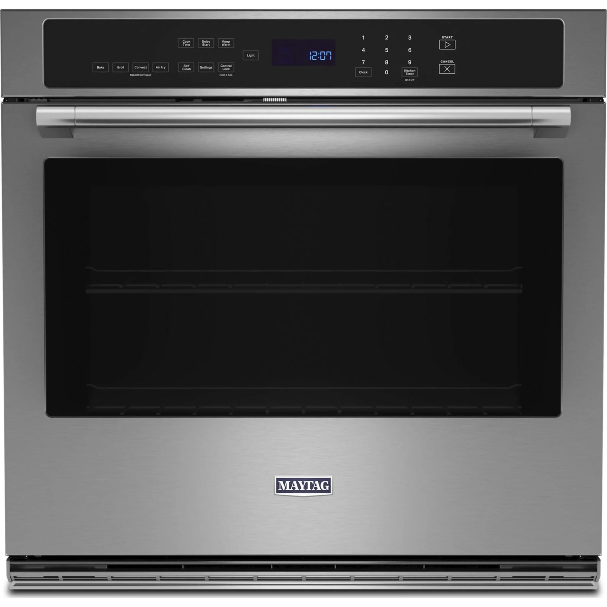 Maytag 30-inch Single Wall Oven with Air Fry and Basket - 5.0 cu. ft. -Fingerprint Resistant Stainless Steel (MOES6030LZ) - Image 11