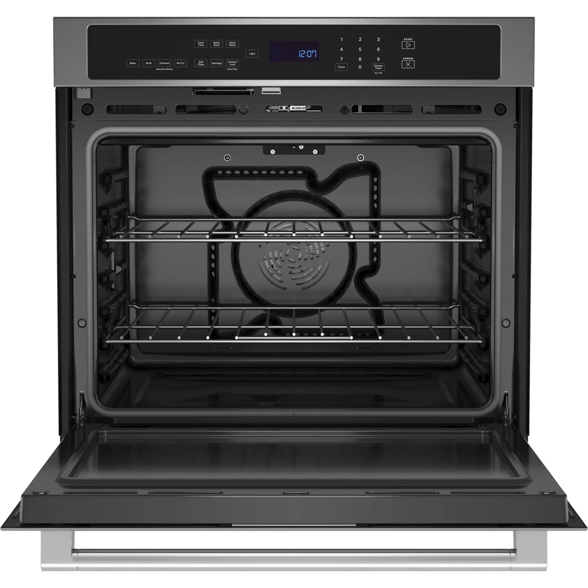 Maytag 30-inch Single Wall Oven with Air Fry and Basket - 5.0 cu. ft. -Fingerprint Resistant Stainless Steel (MOES6030LZ) - Image 3