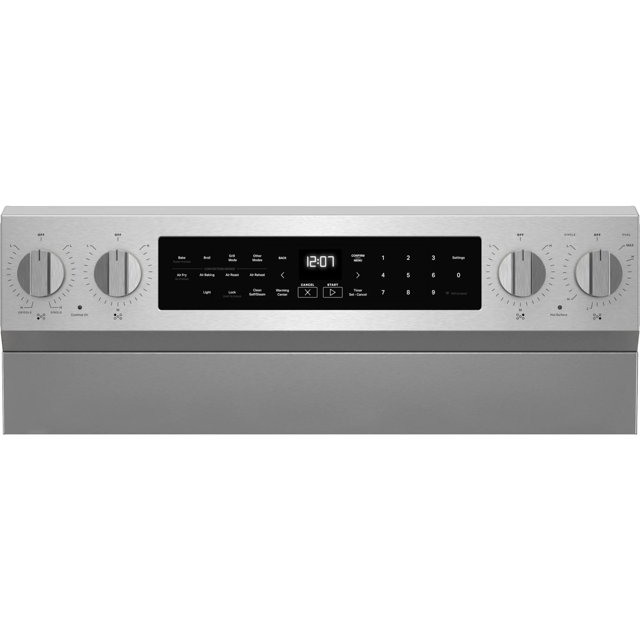 Maytag 30-Inch True Convection Electric Range With Grill Mode - 5.3 Cu. Ft. -Fingerprint Resistant Stainless Steel (YMFES8030RZ) - Image 3