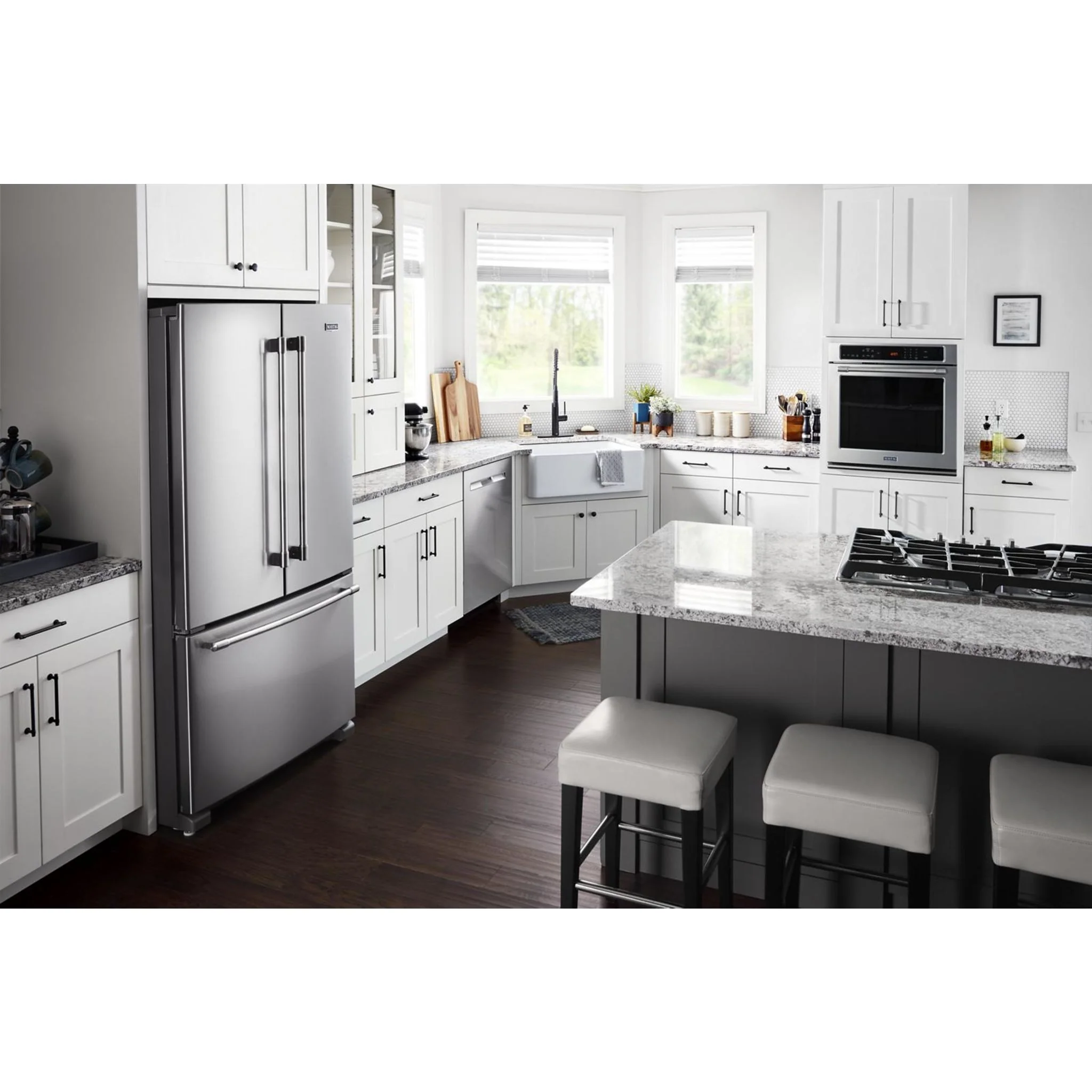 Maytag 30-inch 4-burner Gas Cooktop with PowerBurner -Stainless Steel (MGC7430DS) - Image 9