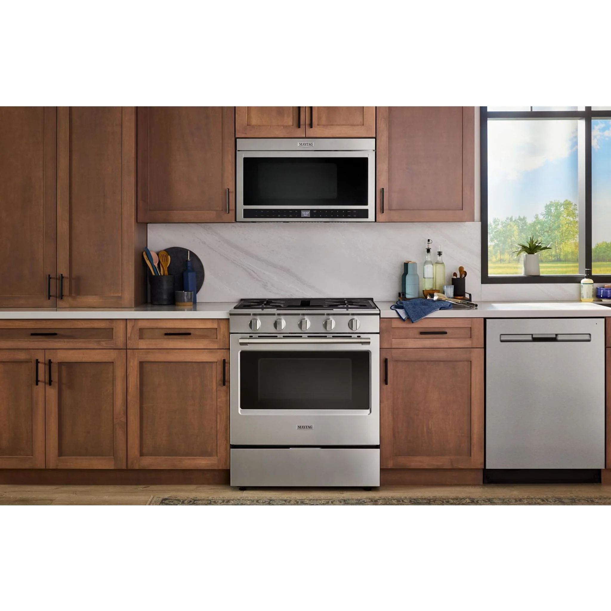 Maytag 30-Inch Wide Slide-In Gas Range with Grill Mode and No Preheat Air Fry - 5.0 Cu. Ft. -Fingerprint Resistant Stainless Steel (MSGS7030SZ) - Image 18