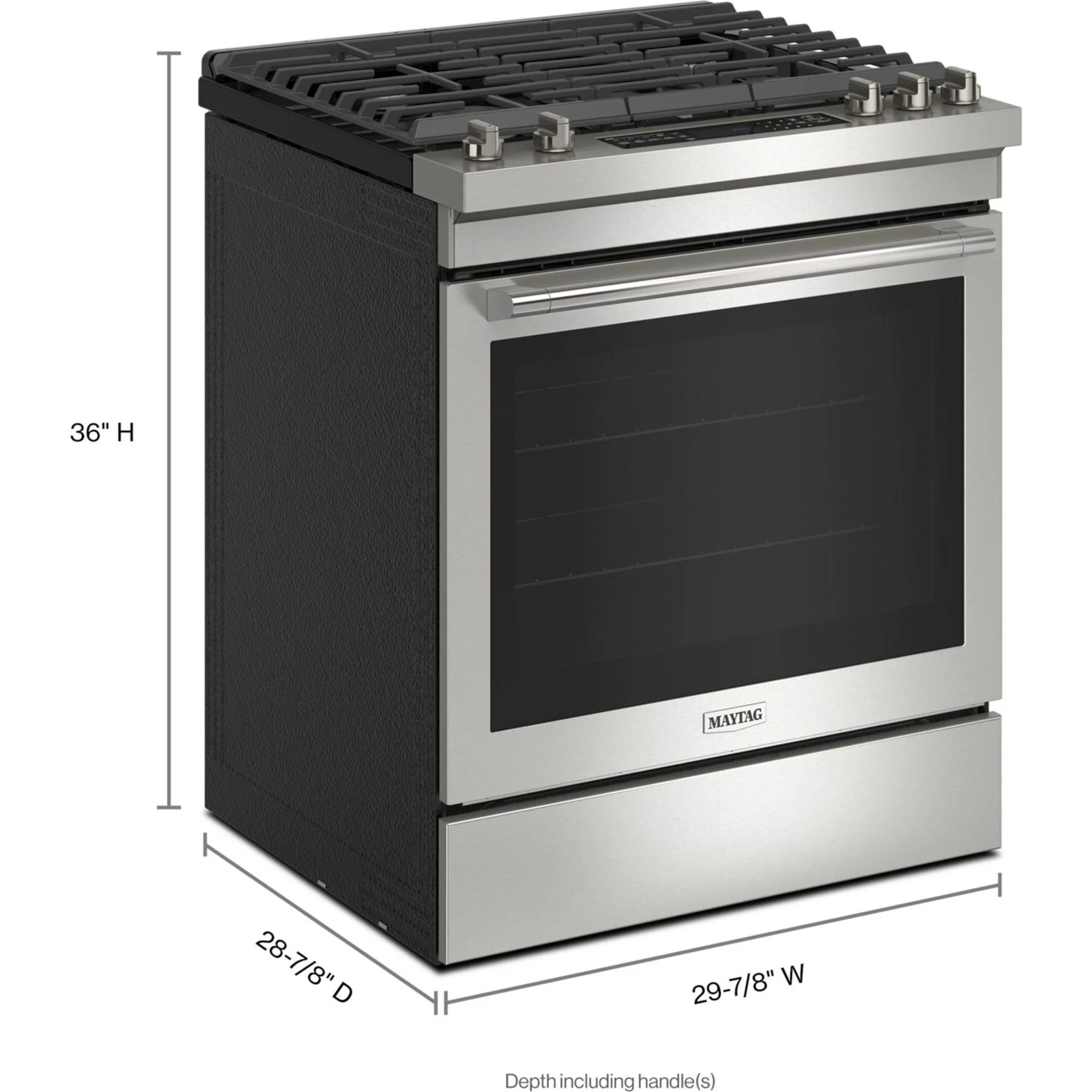 Maytag Gas Slide-In Range - 5.8 cu.ft. - Fingerprint Resistant Stainless Steel (MGS8800PZ) - Image 14