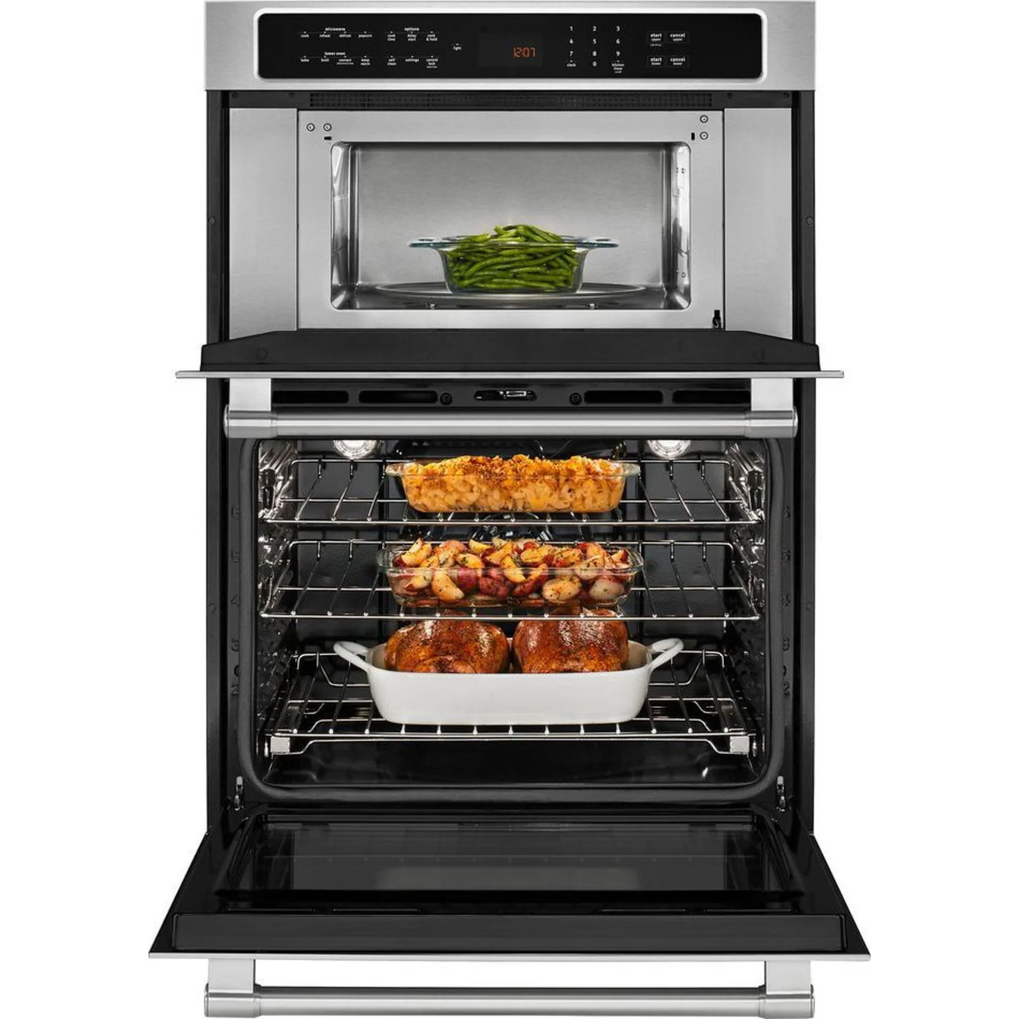 Maytag 30" WIDE COMBINATION WALL OVEN WITH TRUE CONVECTION - 6.4 cu. ft. (MMW9730FZ) - Image 3