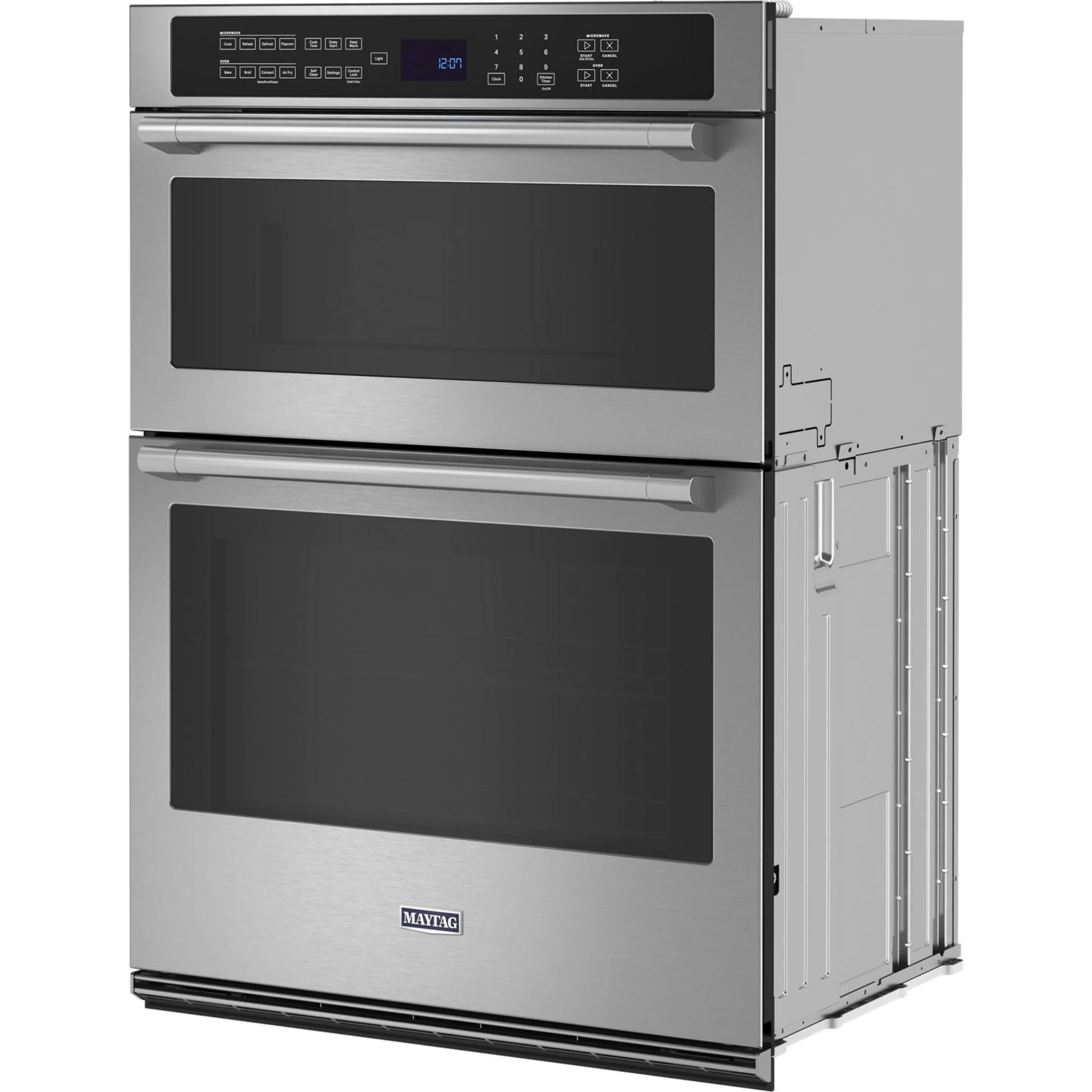 Maytag 30-inch Wall Oven Microwave Combo with Air Fry and Basket - 6.4 cu. ft. -Fingerprint Resistant Stainless Steel (MOEC6030LZ) - Image 5