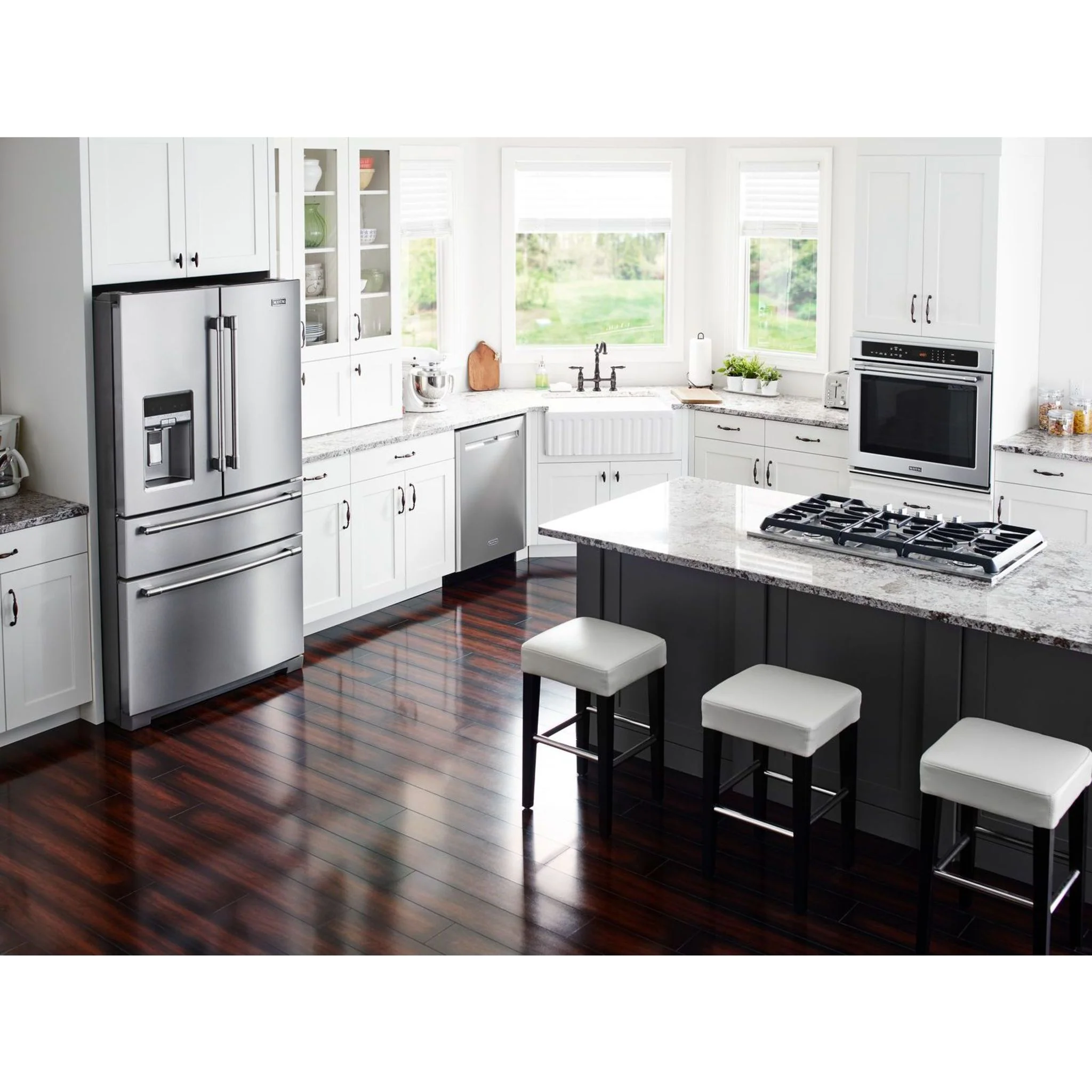 Maytag 36-inch 5-burner Gas Cooktop with PowerBurner -Stainless Steel (MGC7536DS) - Image 10