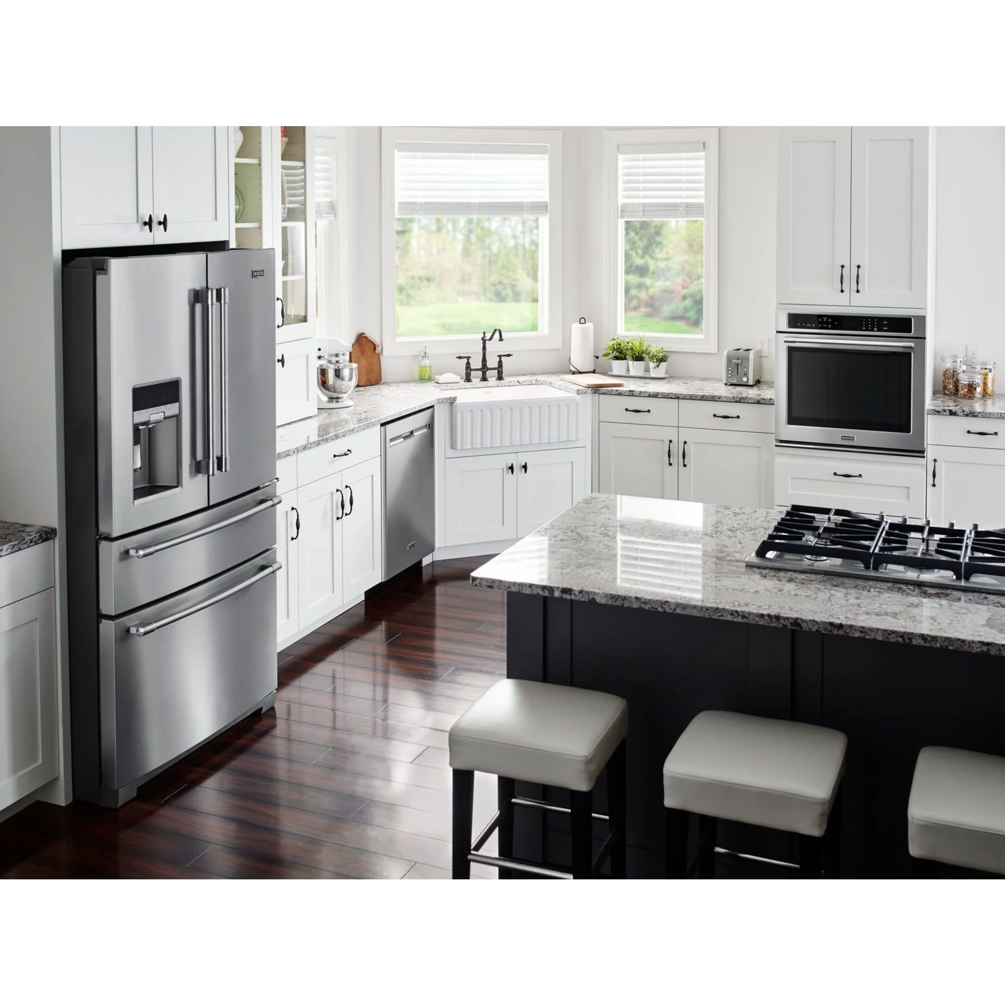 Maytag 36-inch 5-burner Gas Cooktop with PowerBurner -Stainless Steel (MGC7536DS) - Image 14