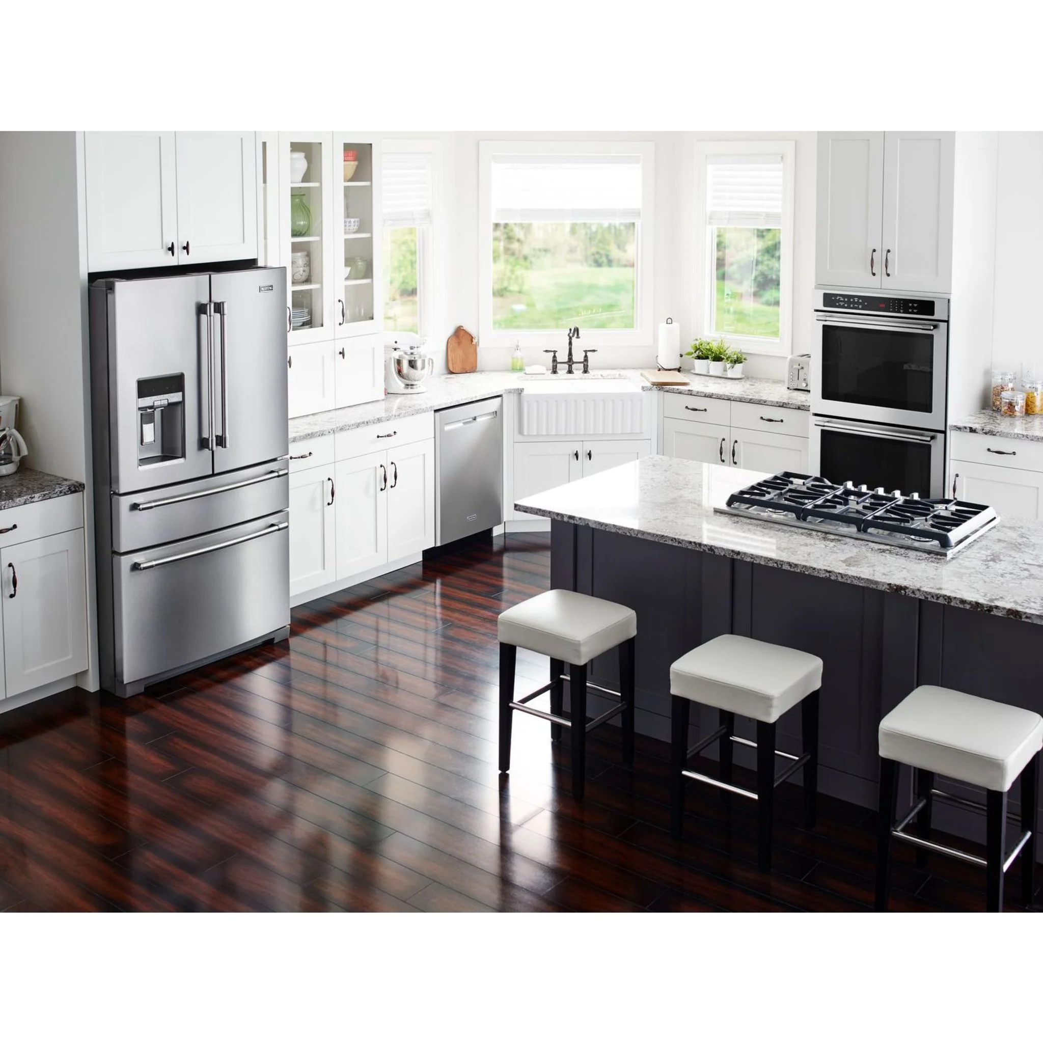 Maytag 36-inch 5-burner Gas Cooktop with PowerBurner -Stainless Steel (MGC7536DS) - Image 16