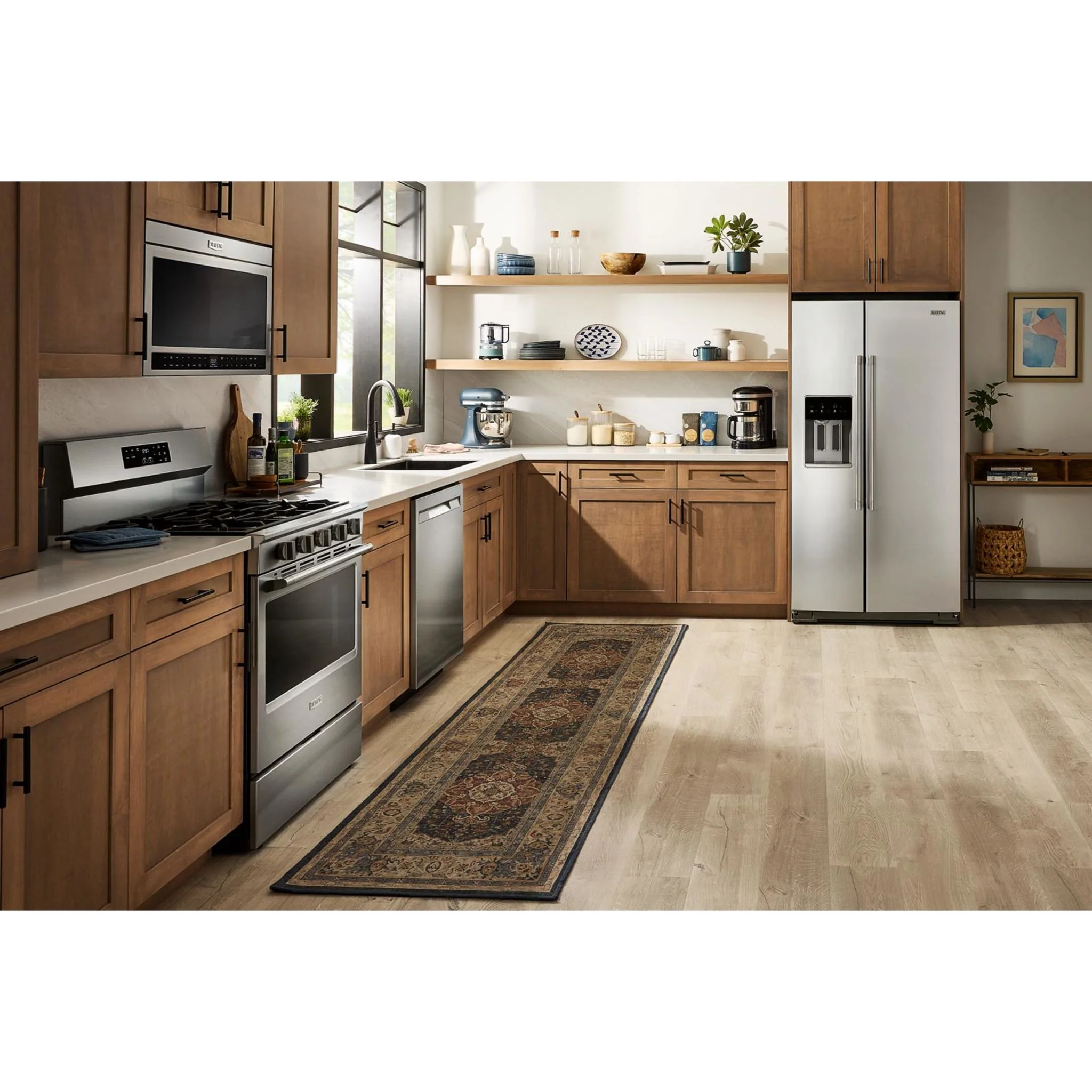 Maytag 36-inch Wide Counter-Depth Side-by-Side Refrigerator with Arctic Blue Interior - 20.8 Cu. Ft. -Fingerprint Resistant Stainless Steel (MRSC6636RZ) - Image 30
