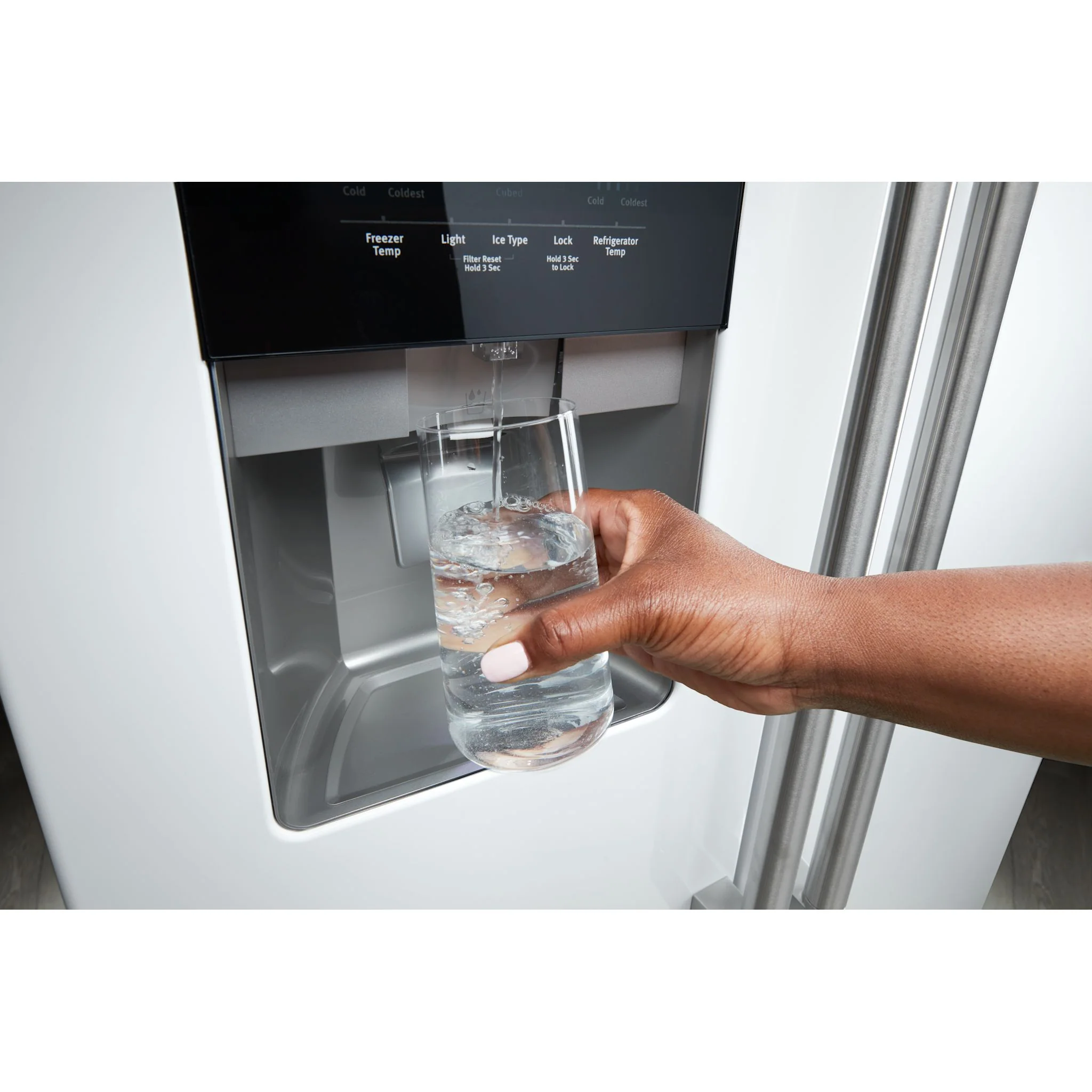 Maytag 36-Inch Wide Side-by-Side Refrigerator - 25 Cu. Ft. -White (MRSF4036PW) - Image 6