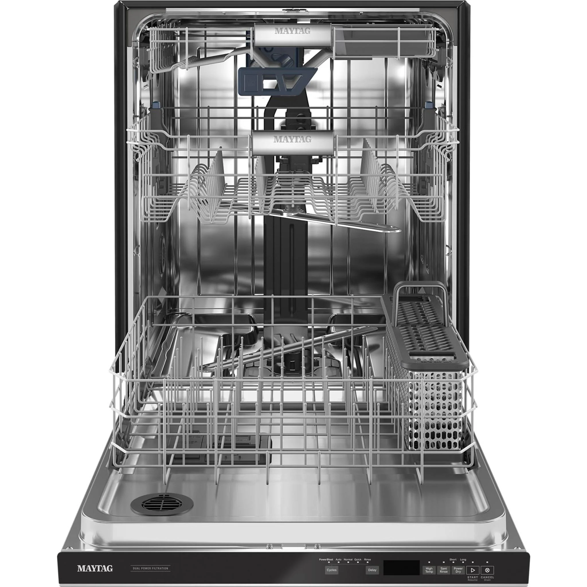 Maytag Top control dishwasher with Third Level Rack and Dual Power Filtration - Stainless Steel (MDB9959SKZ) - Image 21