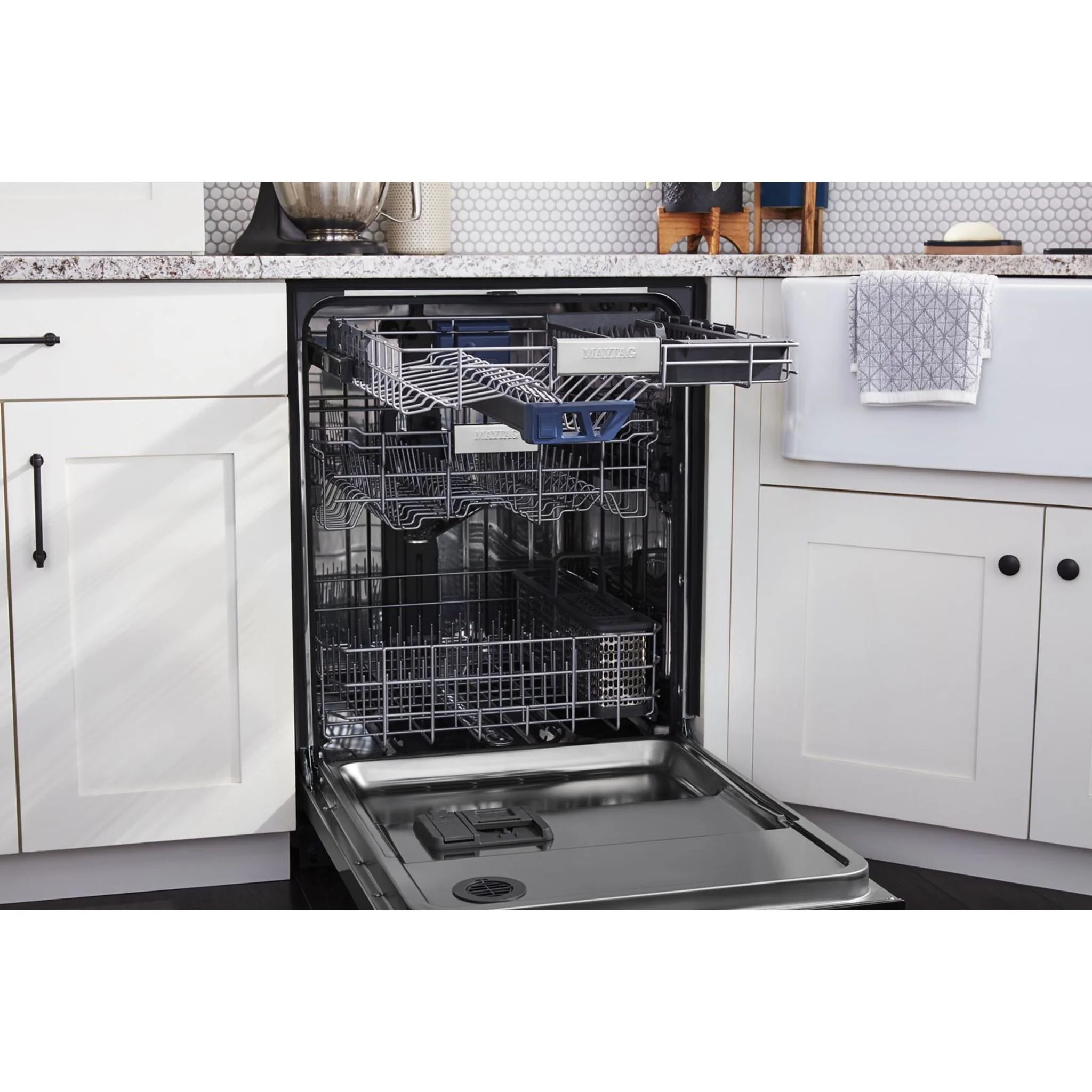 Maytag Top control dishwasher with Third Level Rack and Dual Power Filtration - Stainless Steel (MDB9959SKZ) - Image 30