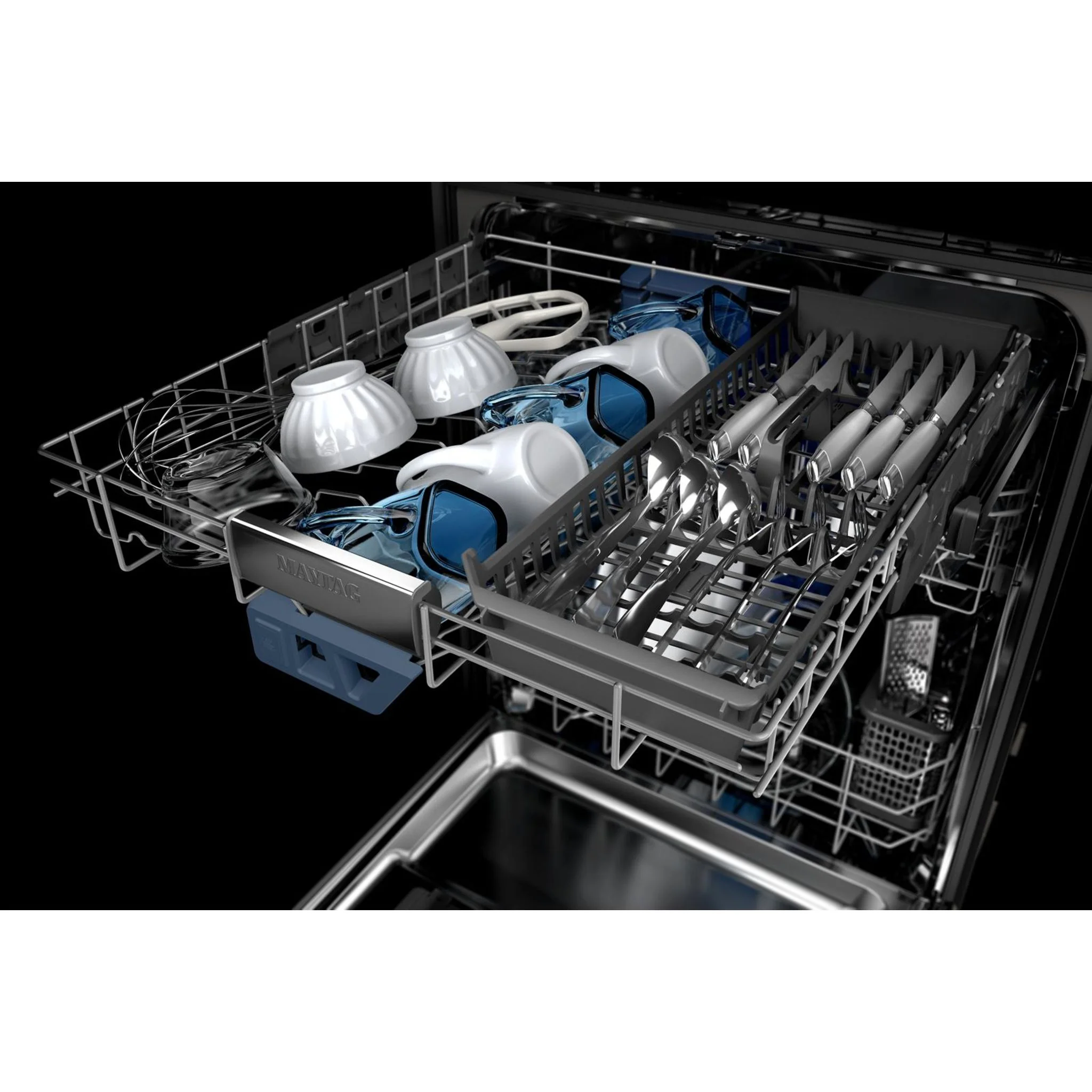 Maytag Top control dishwasher with Third Level Rack and Dual Power Filtration - Stainless Steel (MDB9959SKZ) - Image 34