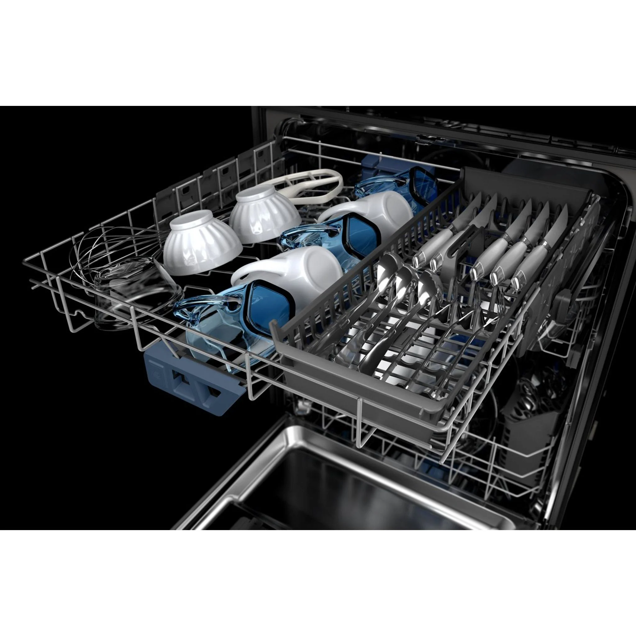 Maytag Top control dishwasher with Third Level Rack and Dual Power Filtration - Black (MDB8959SKB) - Image 32