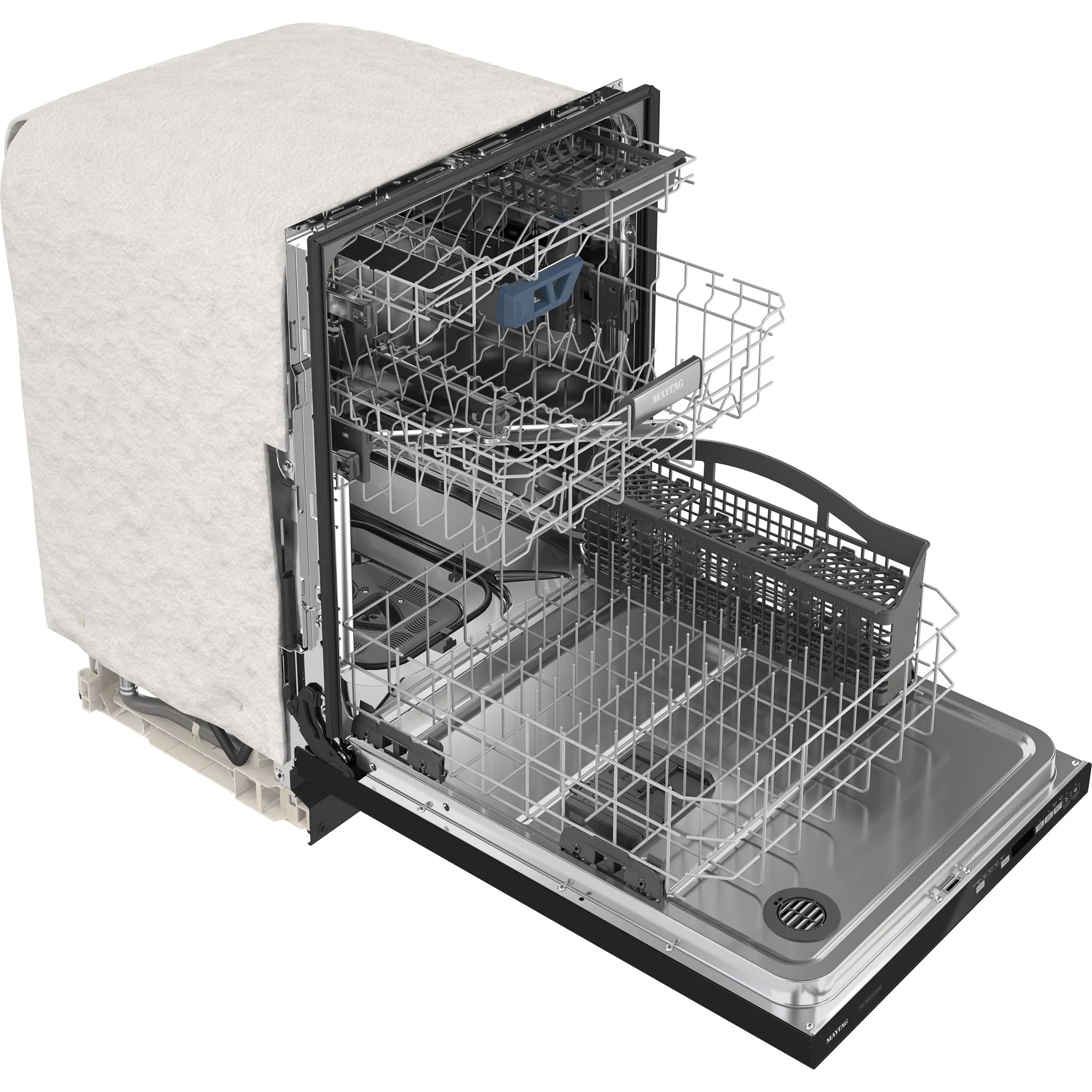 Maytag Top control dishwasher with Third Level Rack and Dual Power Filtration - Black (MDB8959SKB) - Image 6