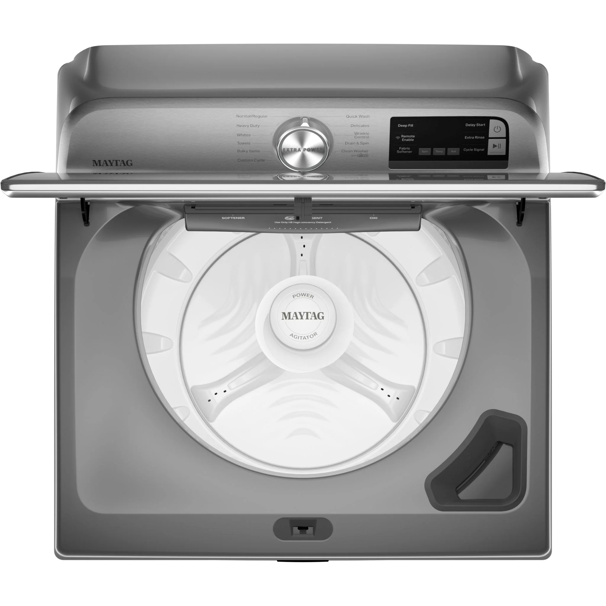 Maytag Smart Top Load Washer with Extra Power Button - 5.4 cu.ft. - Metallic Slate (MVW6230HC) - Image 11