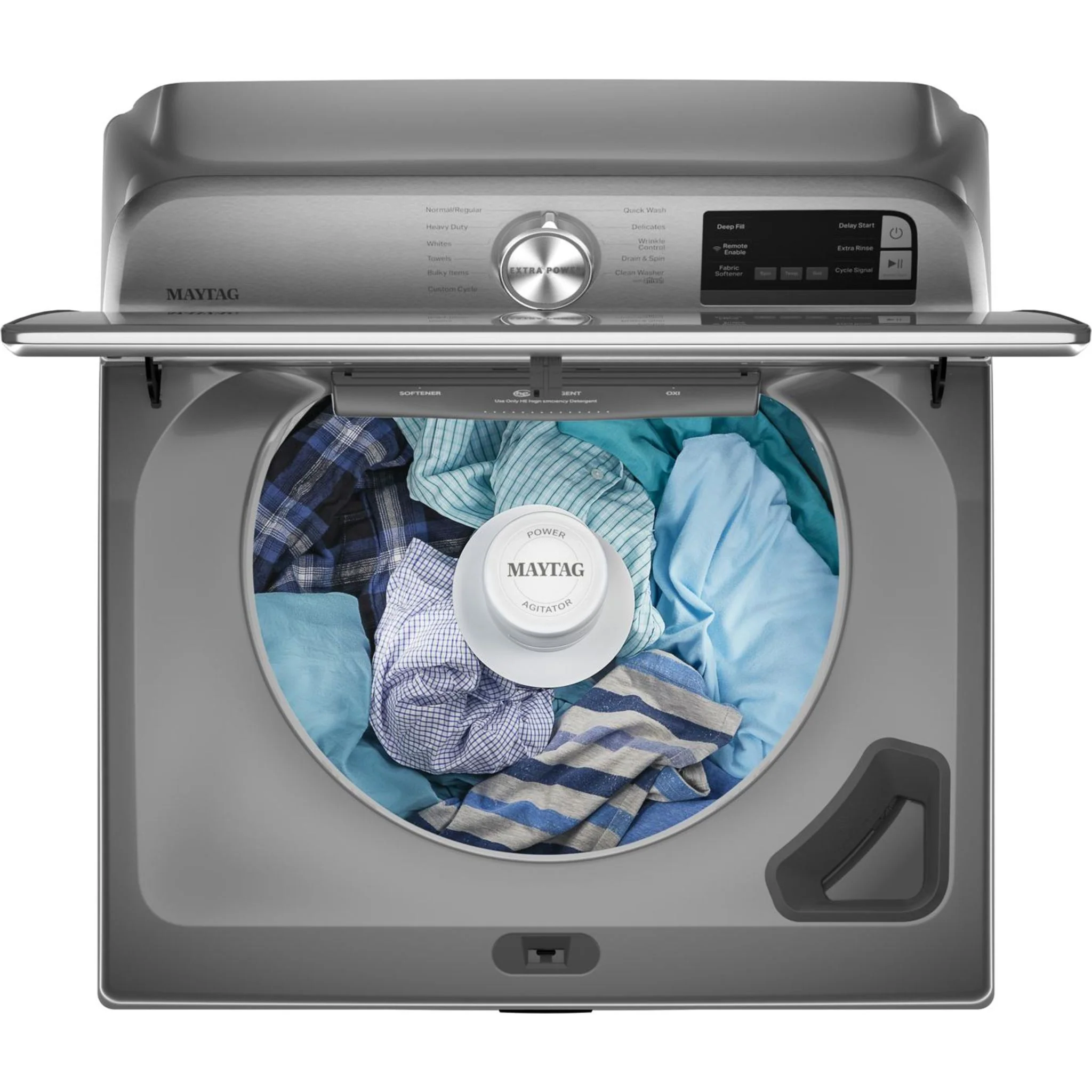 Maytag Smart Top Load Washer with Extra Power Button - 5.4 cu.ft. - Metallic Slate (MVW6230HC) - Image 37