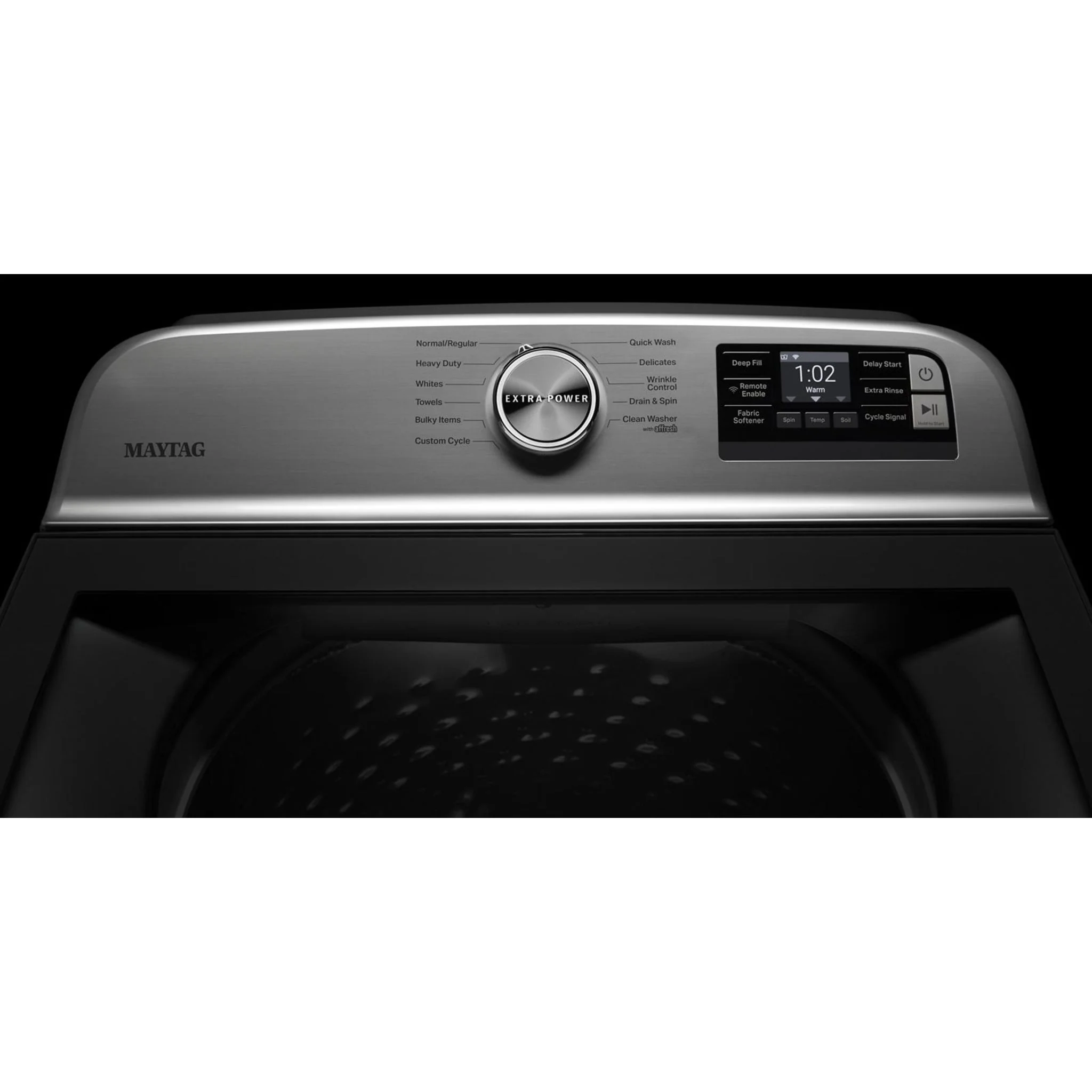 Maytag Smart Top Load Washer with Extra Power Button - 5.4 cu.ft. - Metallic Slate (MVW6230HC) - Image 40