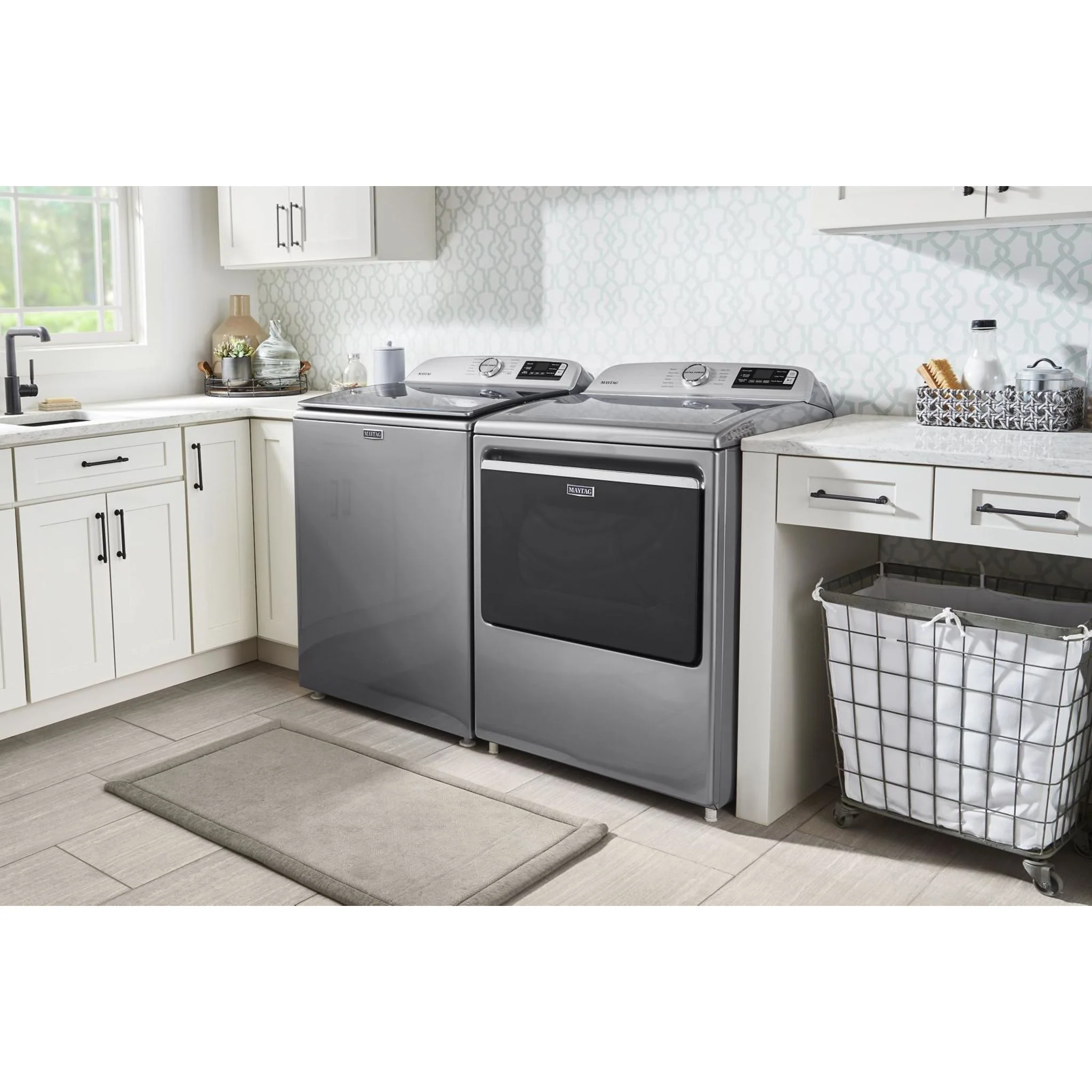Maytag Smart Top Load Washer with Extra Power Button - 5.4 cu.ft. - Metallic Slate (MVW6230HC) - Image 48