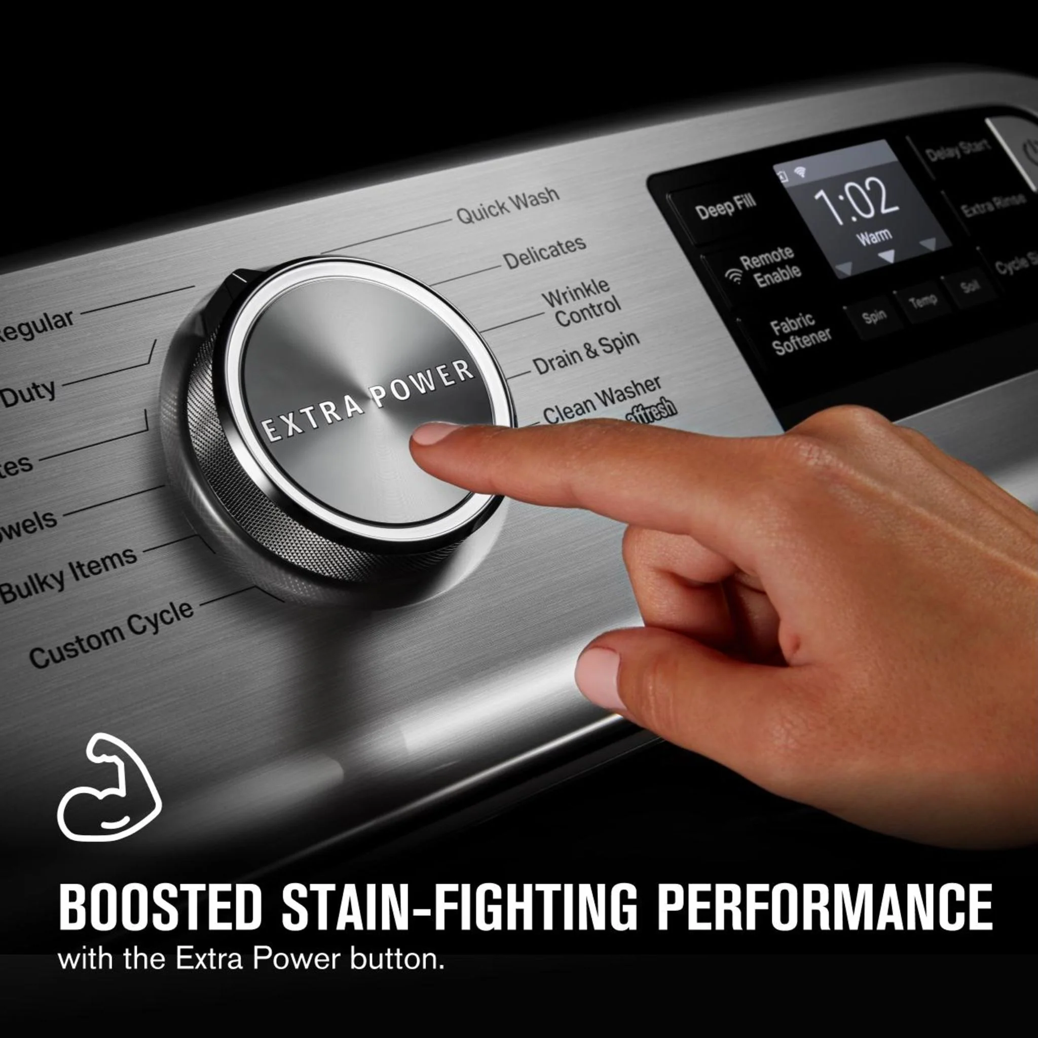 Maytag Smart Top Load Washer with Extra Power Button - 5.4 cu.ft. - Metallic Slate (MVW6230HC) - Image 64