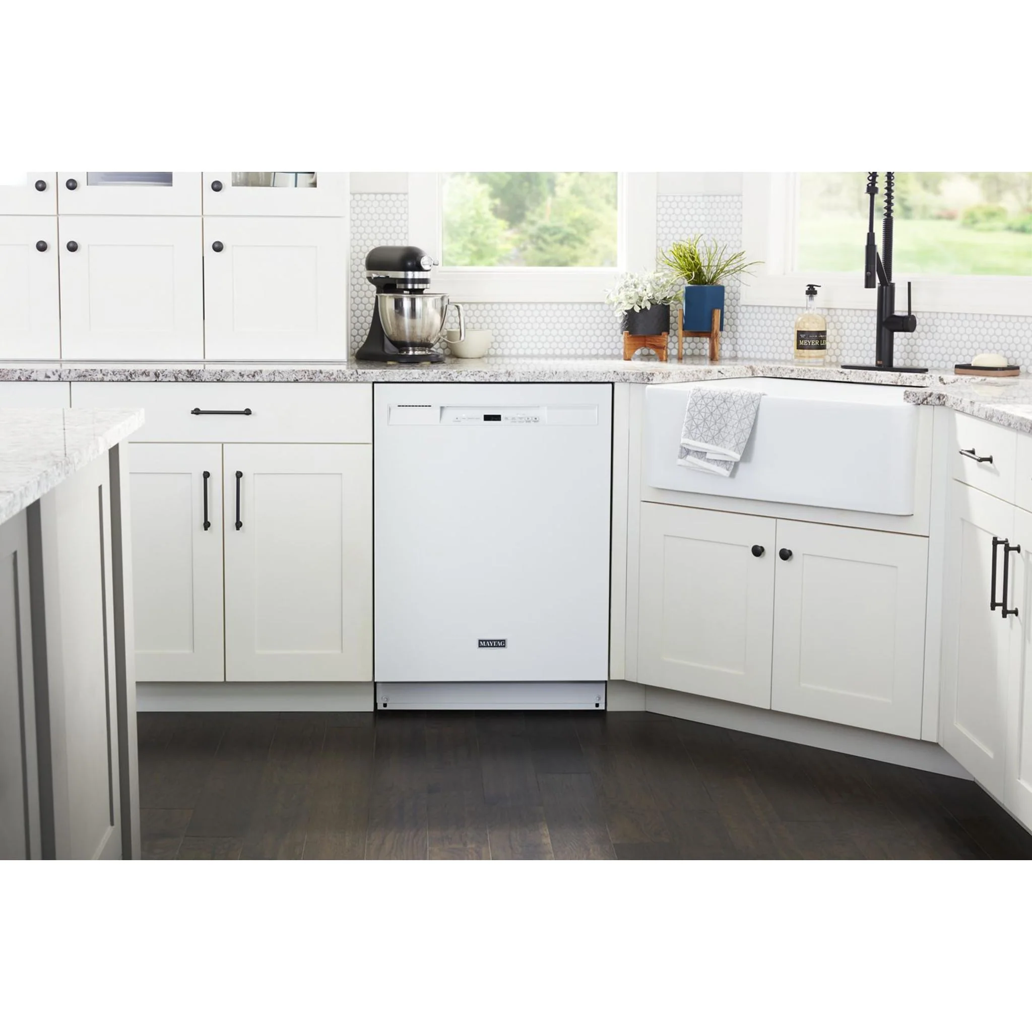 Maytag Stainless steel tub dishwasher with Dual Power Filtration -White (MDB4949SKW) - Image 14