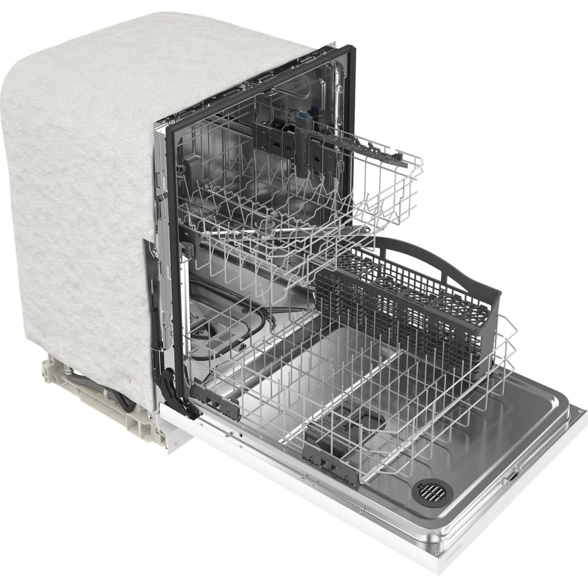 Maytag Stainless steel tub dishwasher with Dual Power Filtration -White (MDB4949SKW) - Image 4