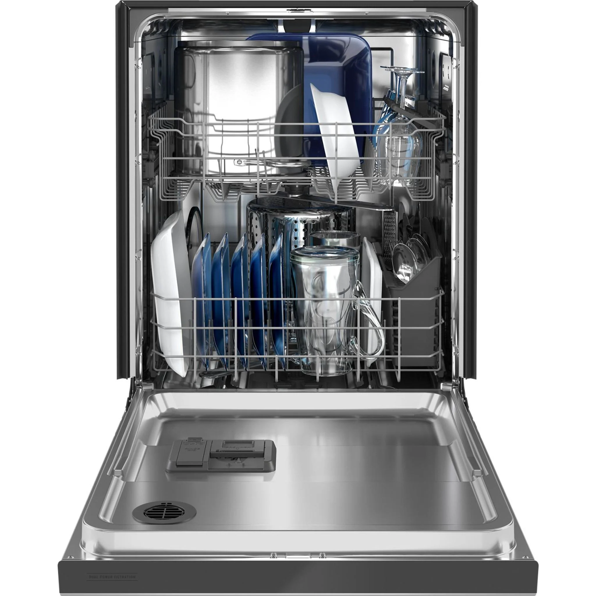 Maytag Top Control Dishwasher with Dual Power Filtration and PowerBlast Cycle -Stainless Steel (MDB4949SKZ) - Image 19
